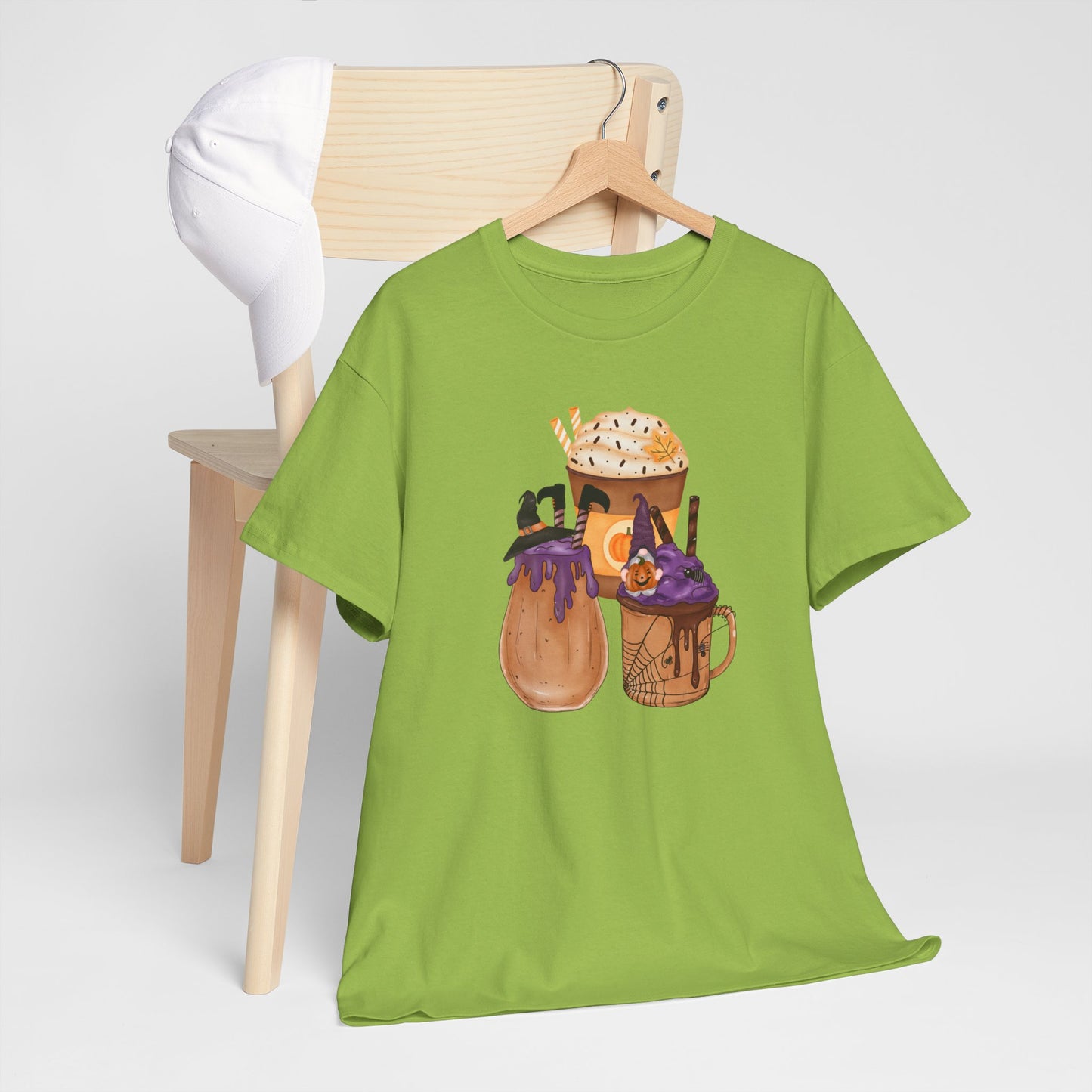 Best Magical Unisex Coffee Tee for Coffee Lovers: Witches Brew & Pumpkin Spice