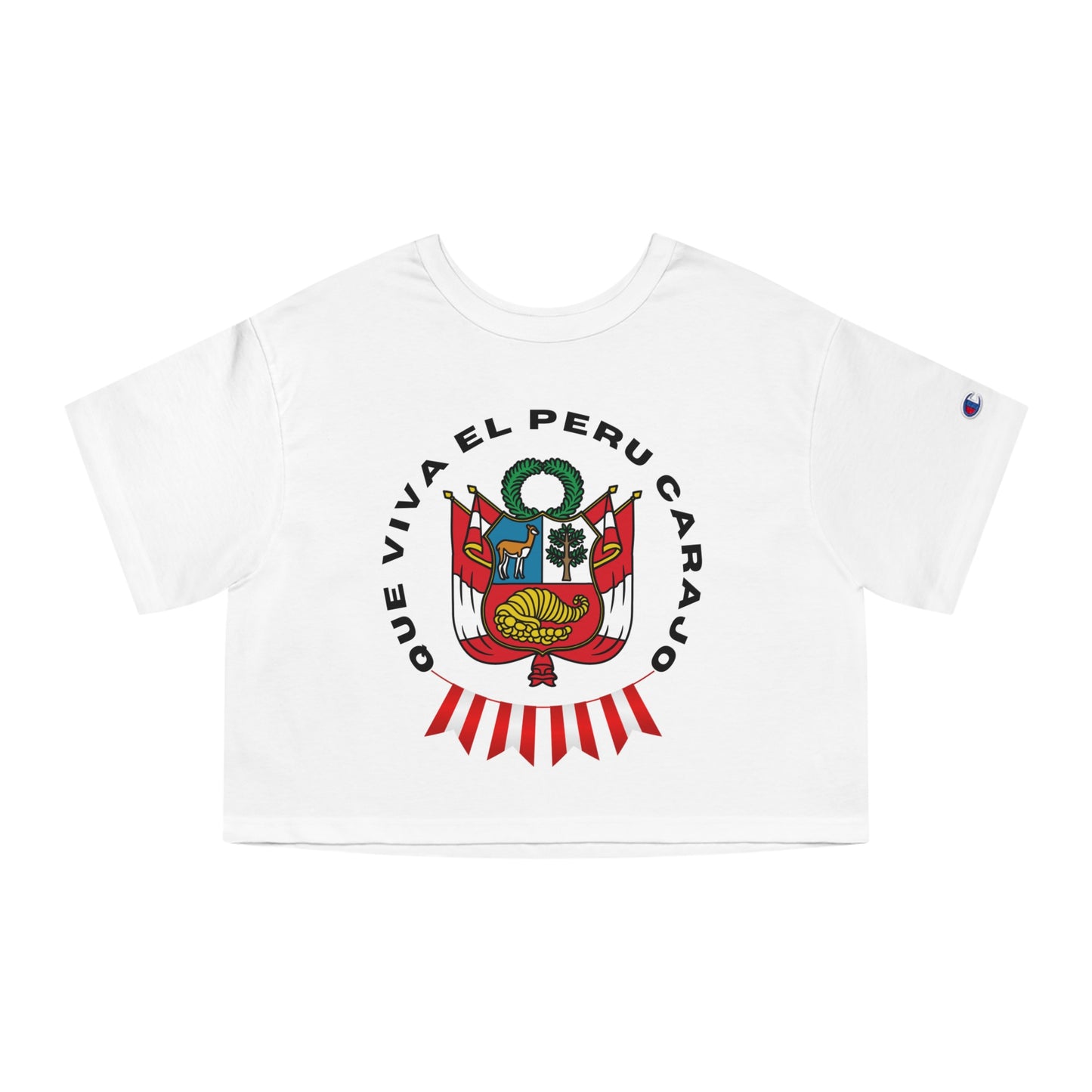 Best Peruvian Champion Cropped T-Shirt "Peru Escudo"