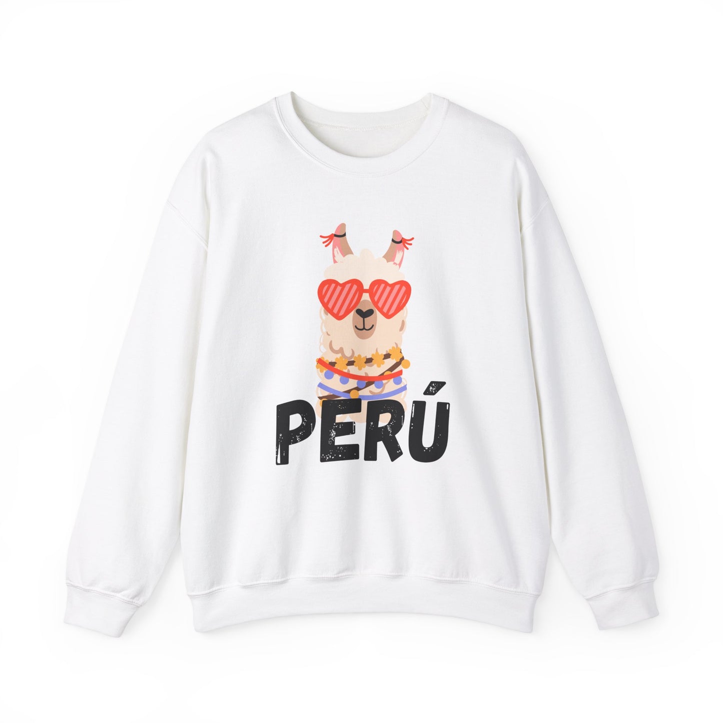 Best Unisex Sweatshirt Peruvian Inspired "Llama Heart"