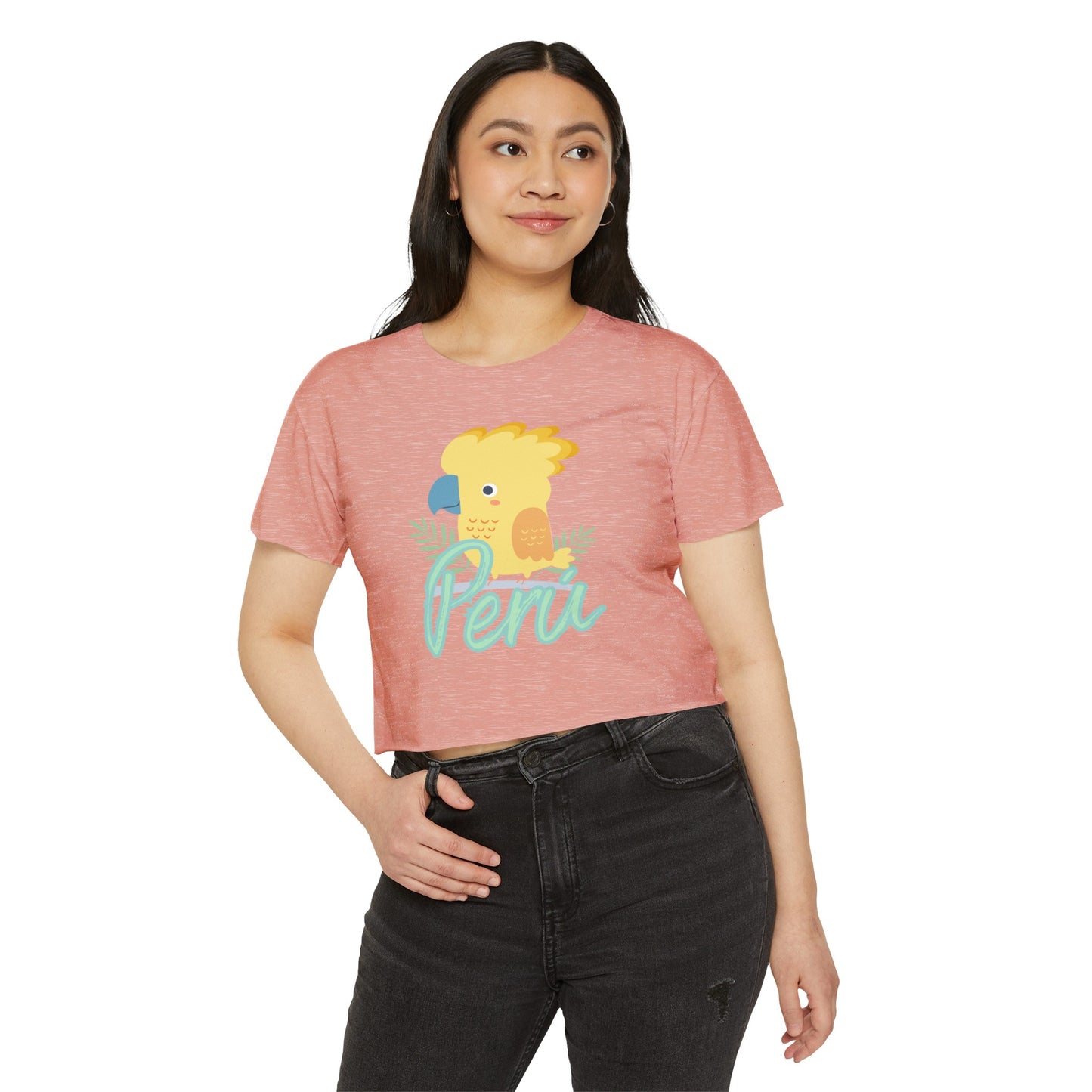 Peruvian Crop Top "Gallito de Las Rocas"