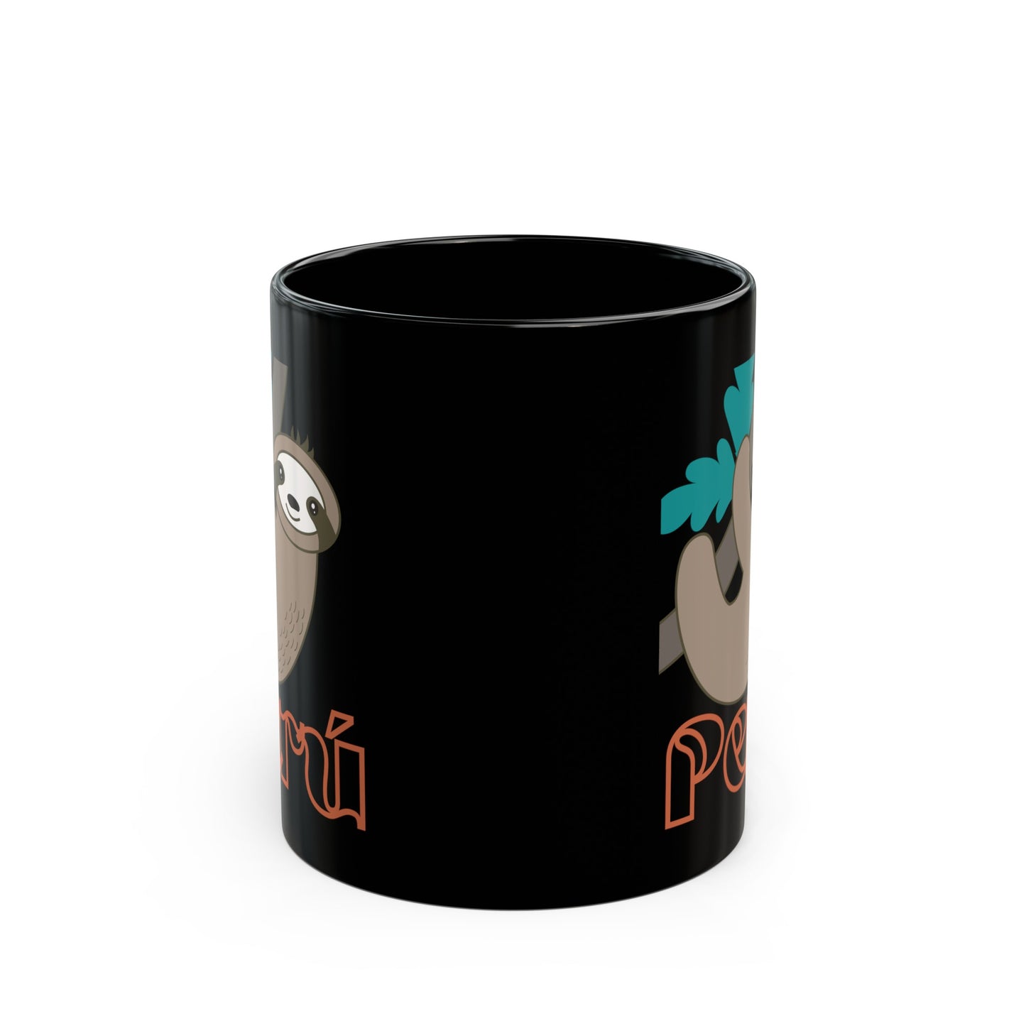 Best Peruvian Coffee Black Mug (11oz, 15oz) "Peru Perezozo"
