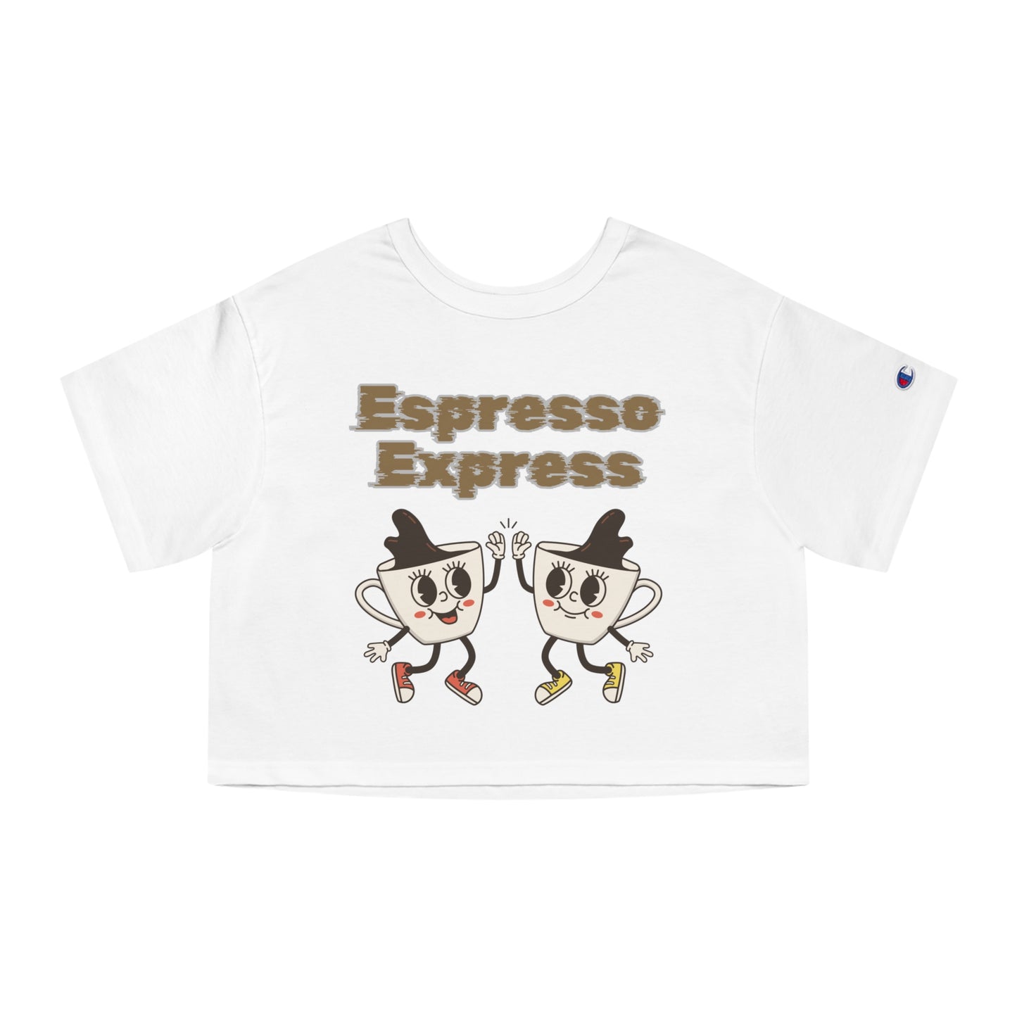 Best customized Champion Coffee Tee That's Perking Up Fashion: Crop & Caffeinate