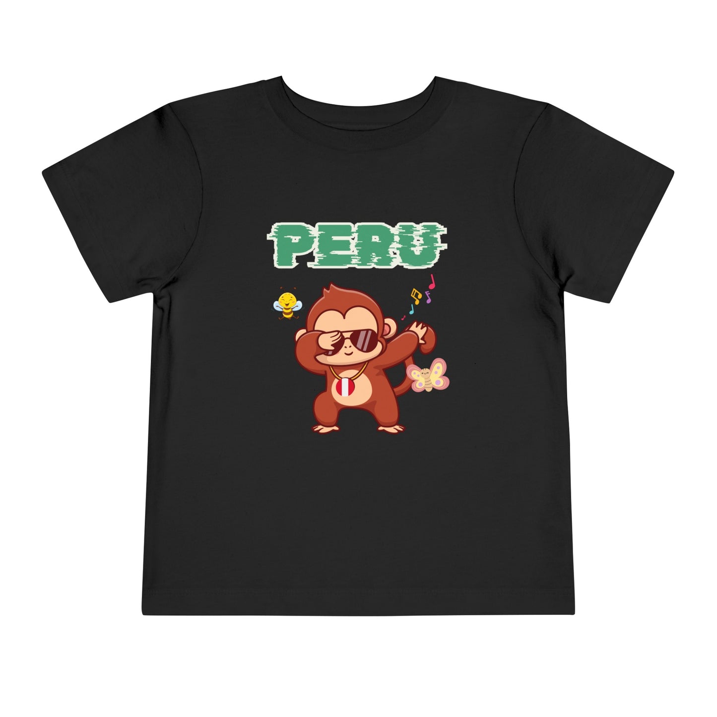 Best PeruvianToddler Short Sleeve Tee "Peruvian Jungle Party"