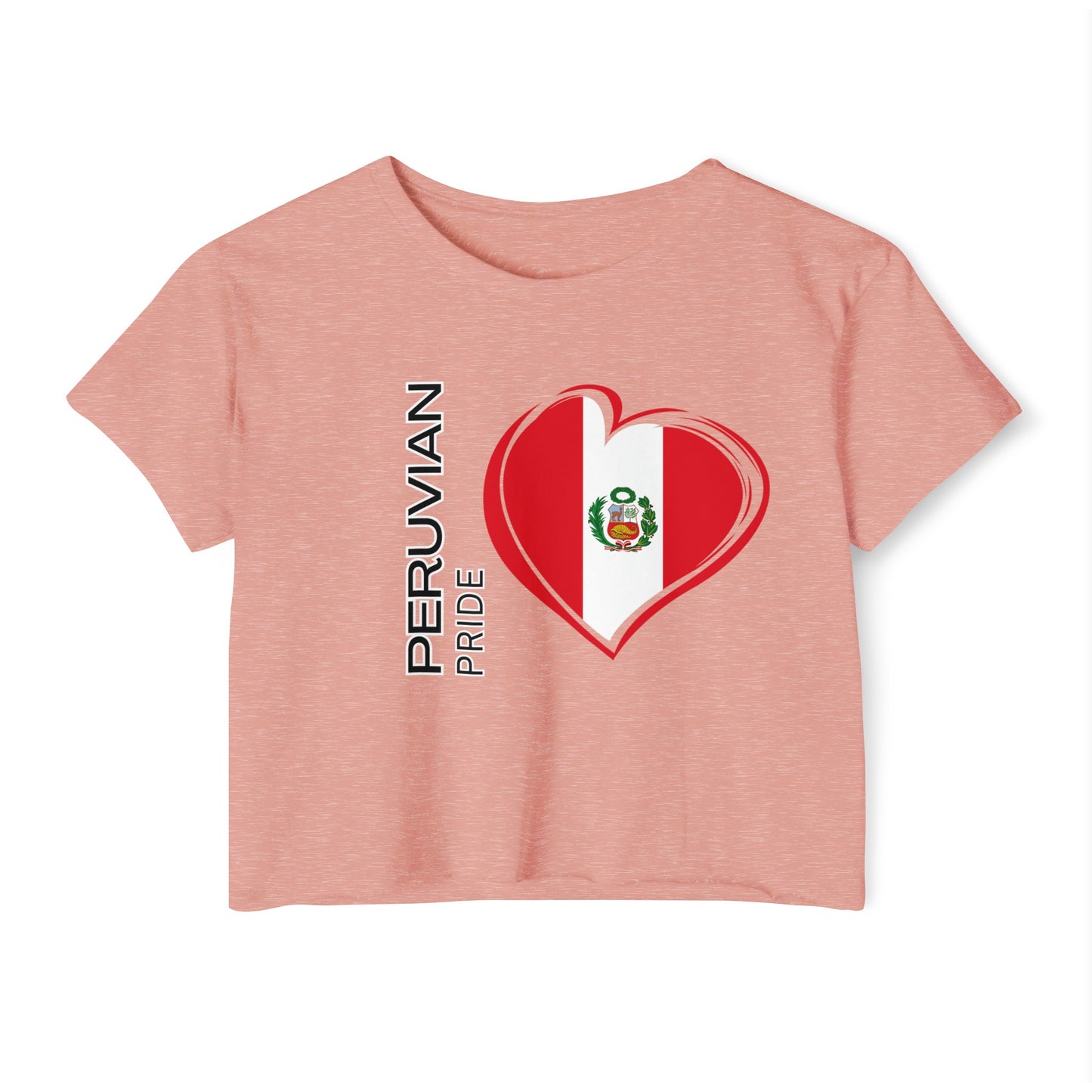 Best Peruvian Crop Top "Peru Flag"