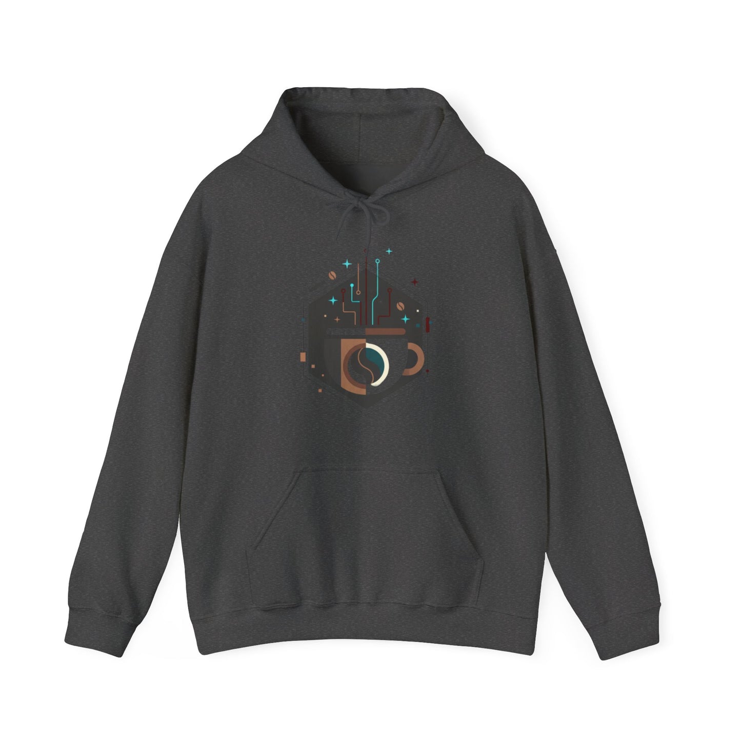 ⚡☕ Tech Coffee Circuit Hoodie USA | Modern Coffee Lovers Hoodie