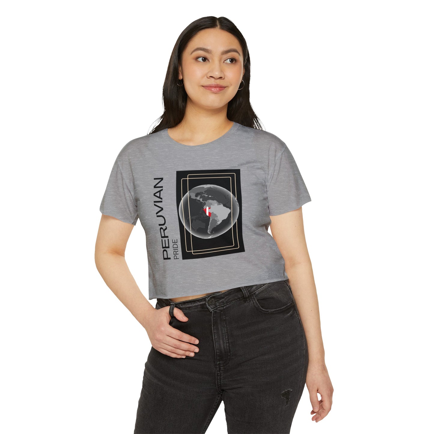 Peruvian Crop Top "Peruvian Pride"