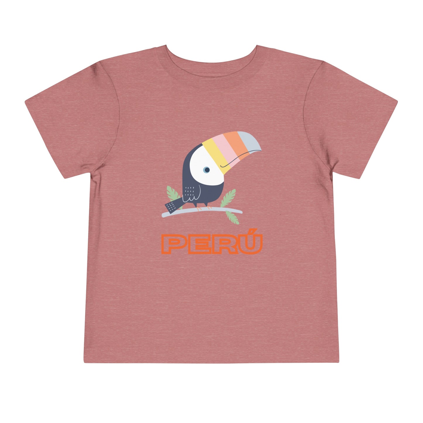 Best PeruvianToddler Short Sleeve Tee "Peru Toucan Colors"