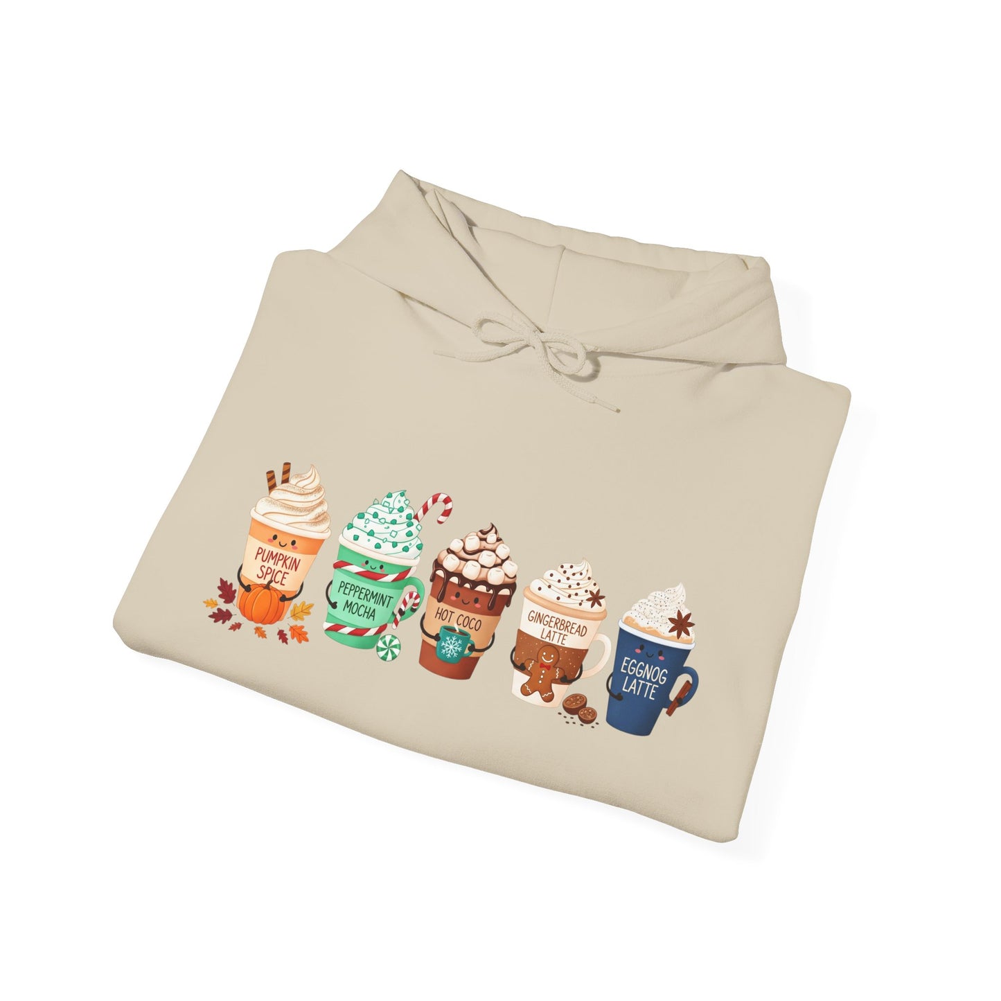 Seasonal Coffee Favorites Hoodie USA ππβ β Unisex Holiday Hoodie for Coffee Lovers