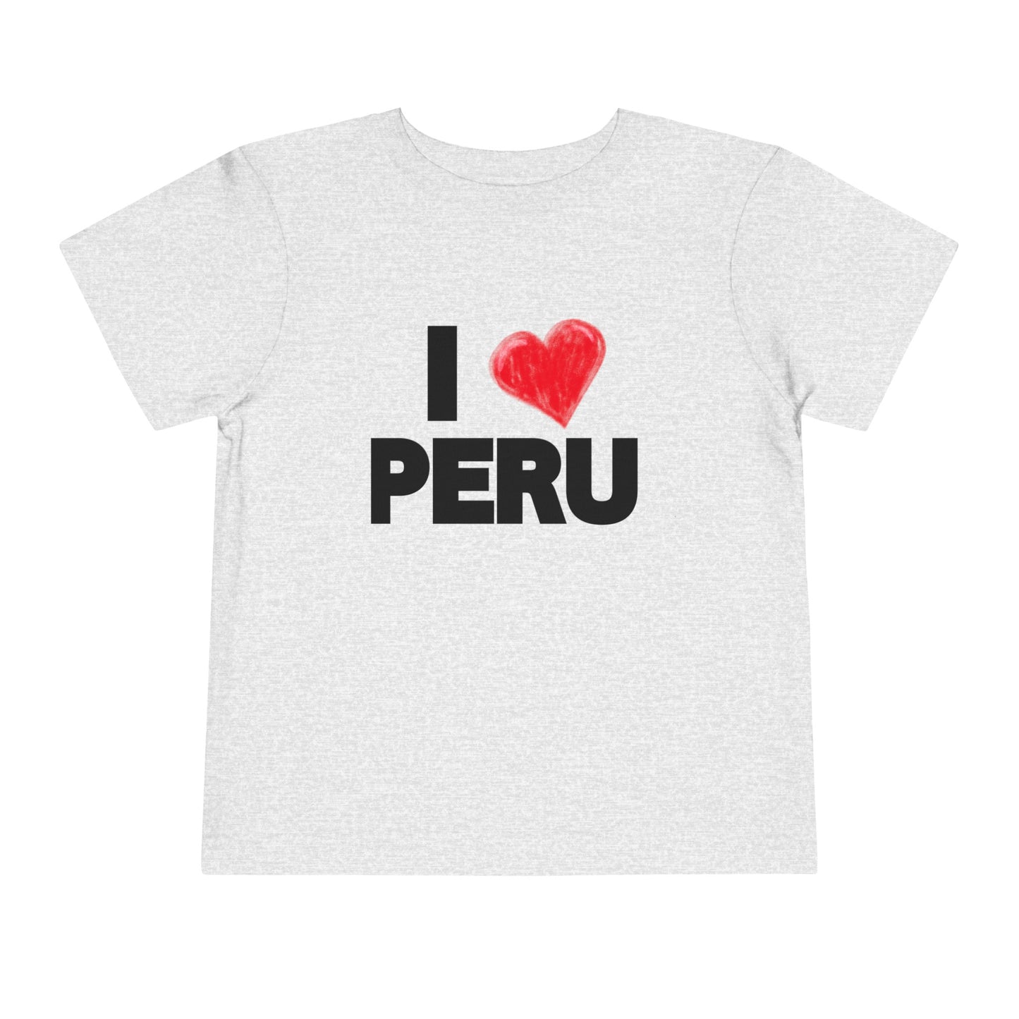 Best PeruvianToddler Short Sleeve Tee "I Love Peru"