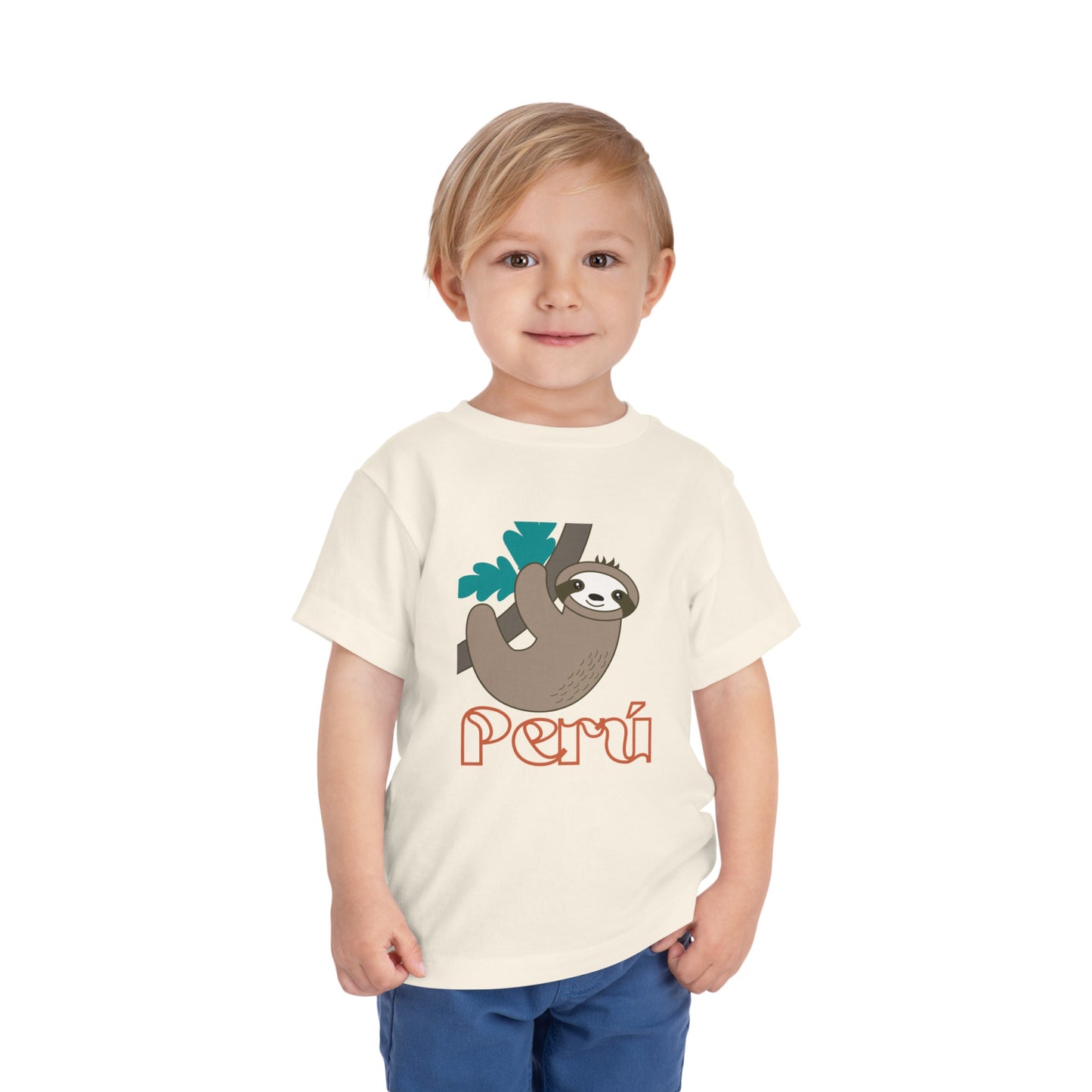 Best PeruvianToddler Short Sleeve Tee "Peru Perezozo"