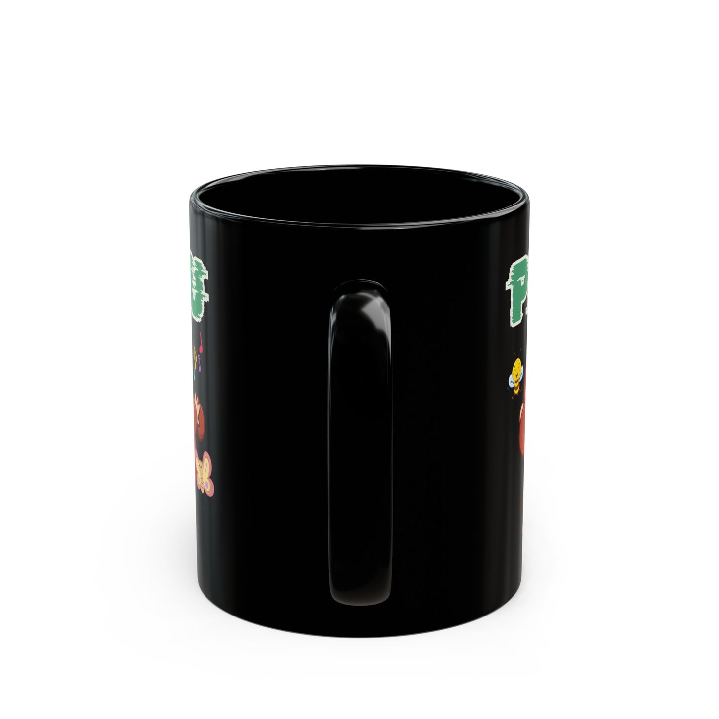 Best Peruvian Coffee Black Mug (11oz, 15oz) "Peru Jungle Party"