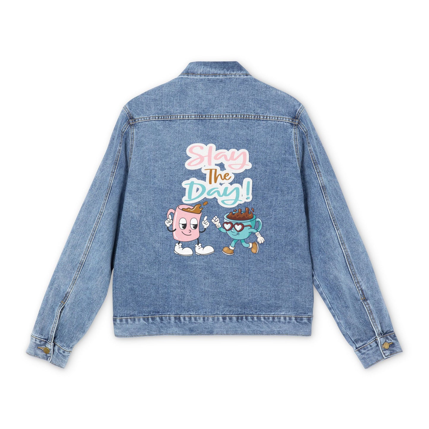 Best Men's Denim Coffee Jacket That's High-Fiving Your Day: Brew Buddy
