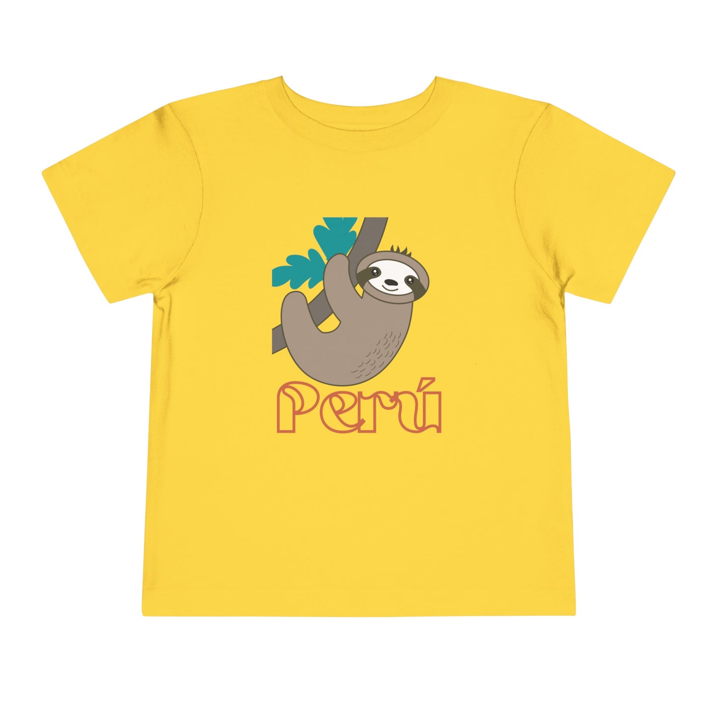 Best PeruvianToddler Short Sleeve Tee "Peru Perezozo"