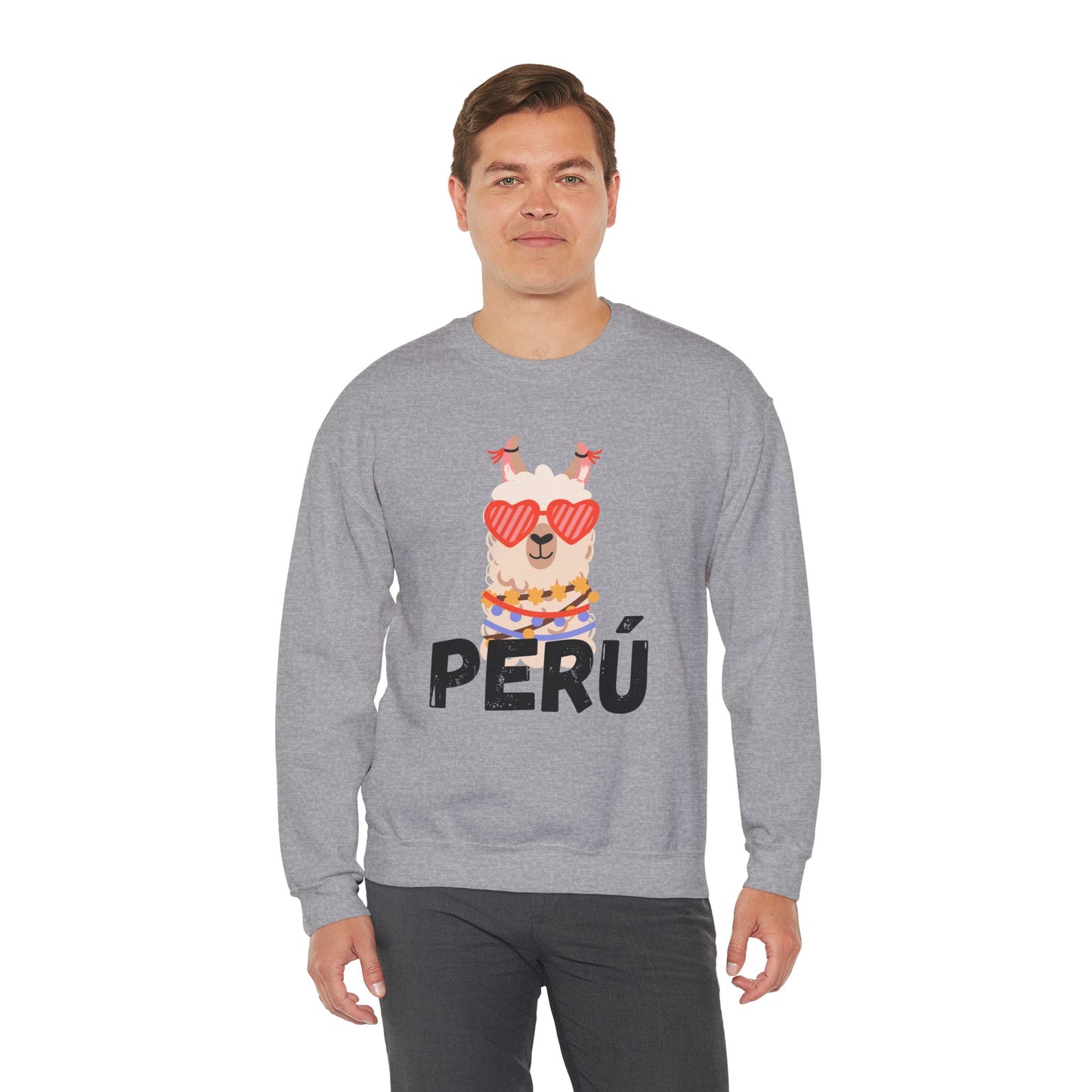 Best Unisex Sweatshirt Peruvian Inspired "Llama Heart"