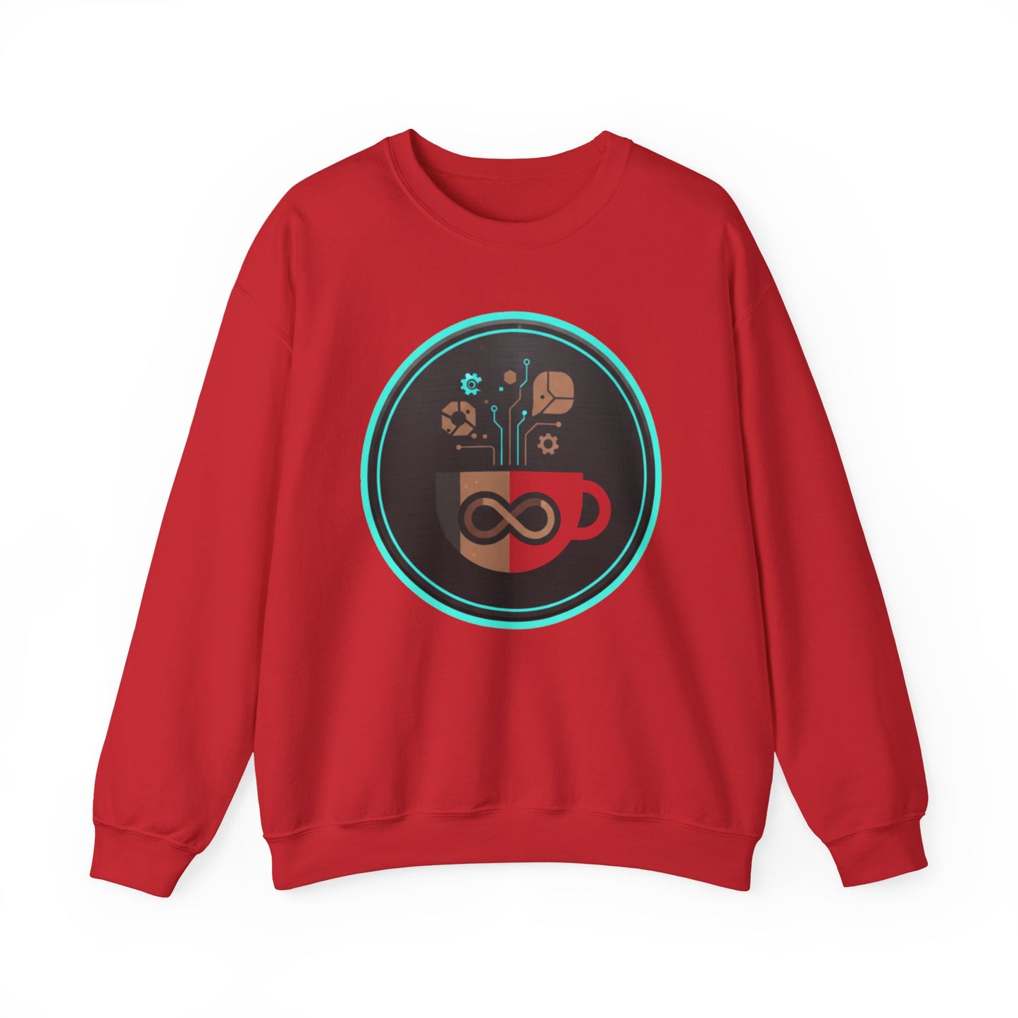 ♻️☕ Eco-Tech Coffee Infinity Sweatshirt USA | Sustainable Unisex Coffee Sweater