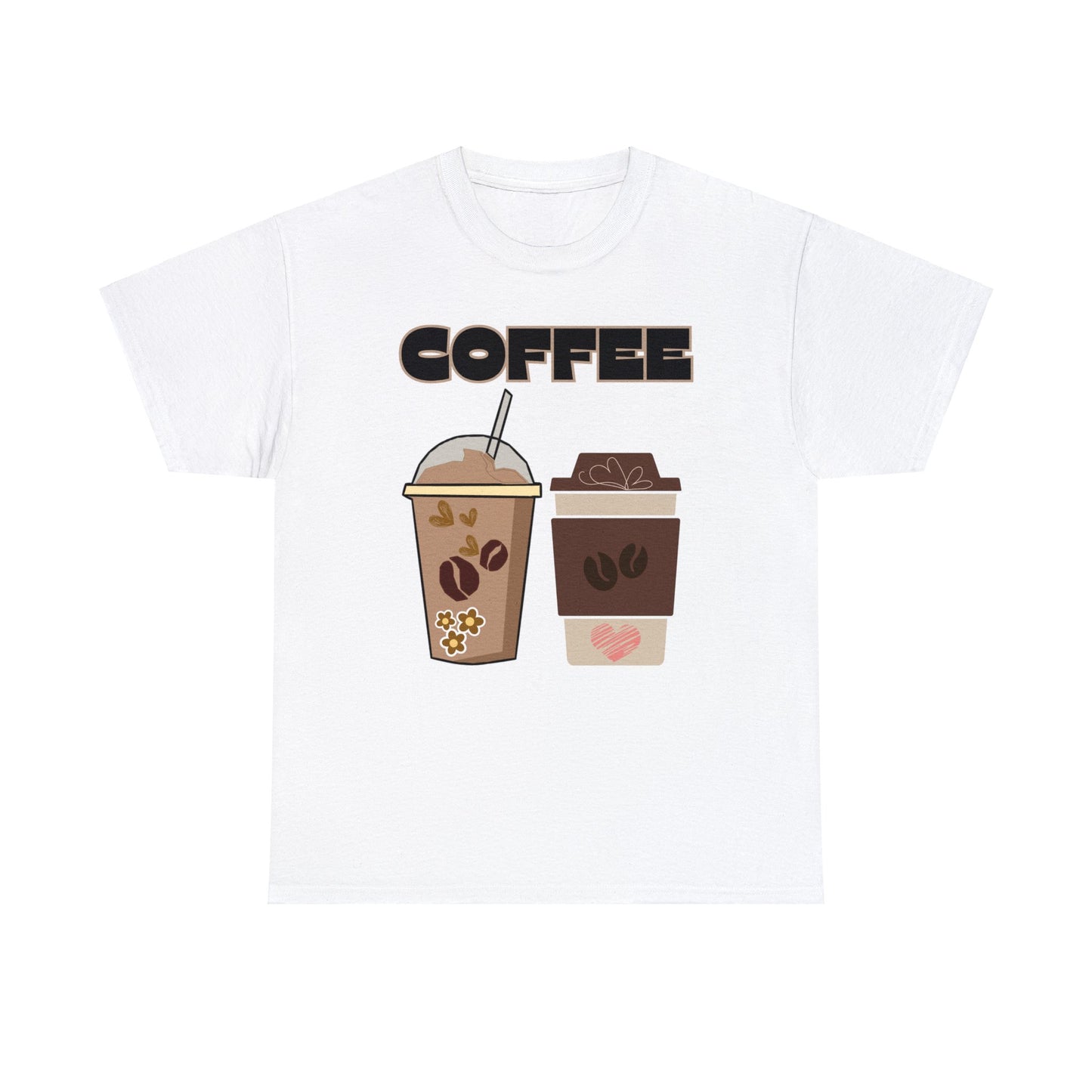 Best Unisex Coffee T-Shirt "Two Cups"