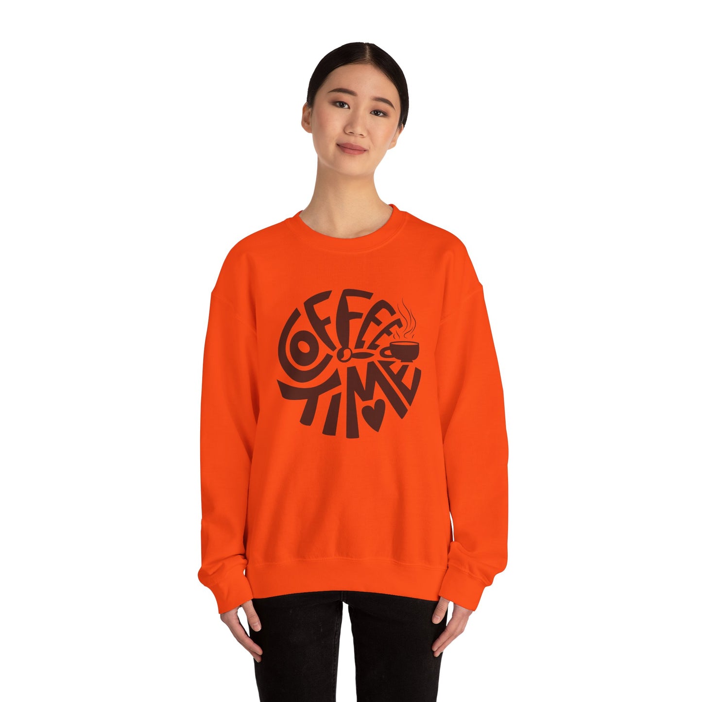 ☕ Coffee Time Sweatshirt USA | Unisex Cozy Sweater