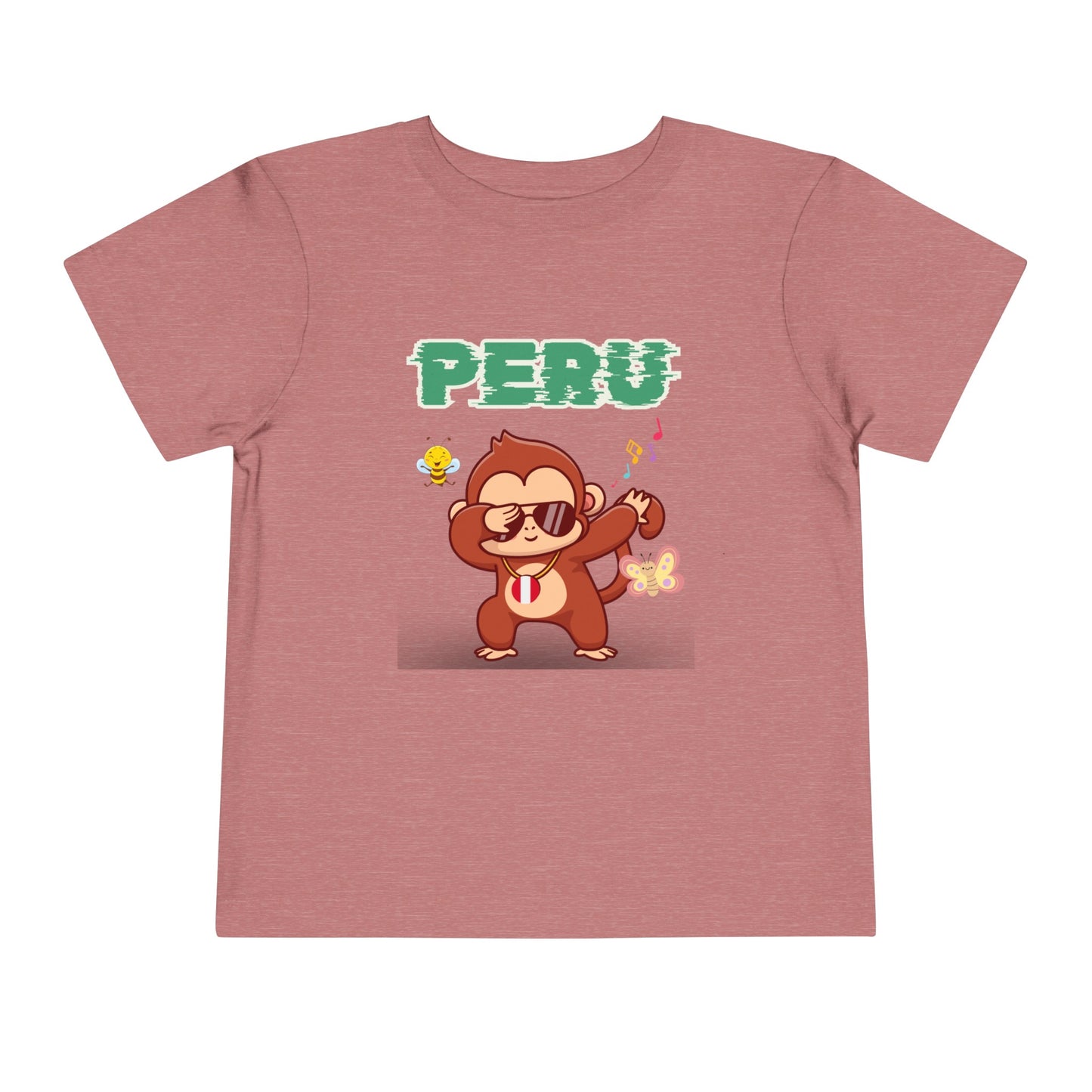 Best PeruvianToddler Short Sleeve Tee "Peruvian Jungle Party"