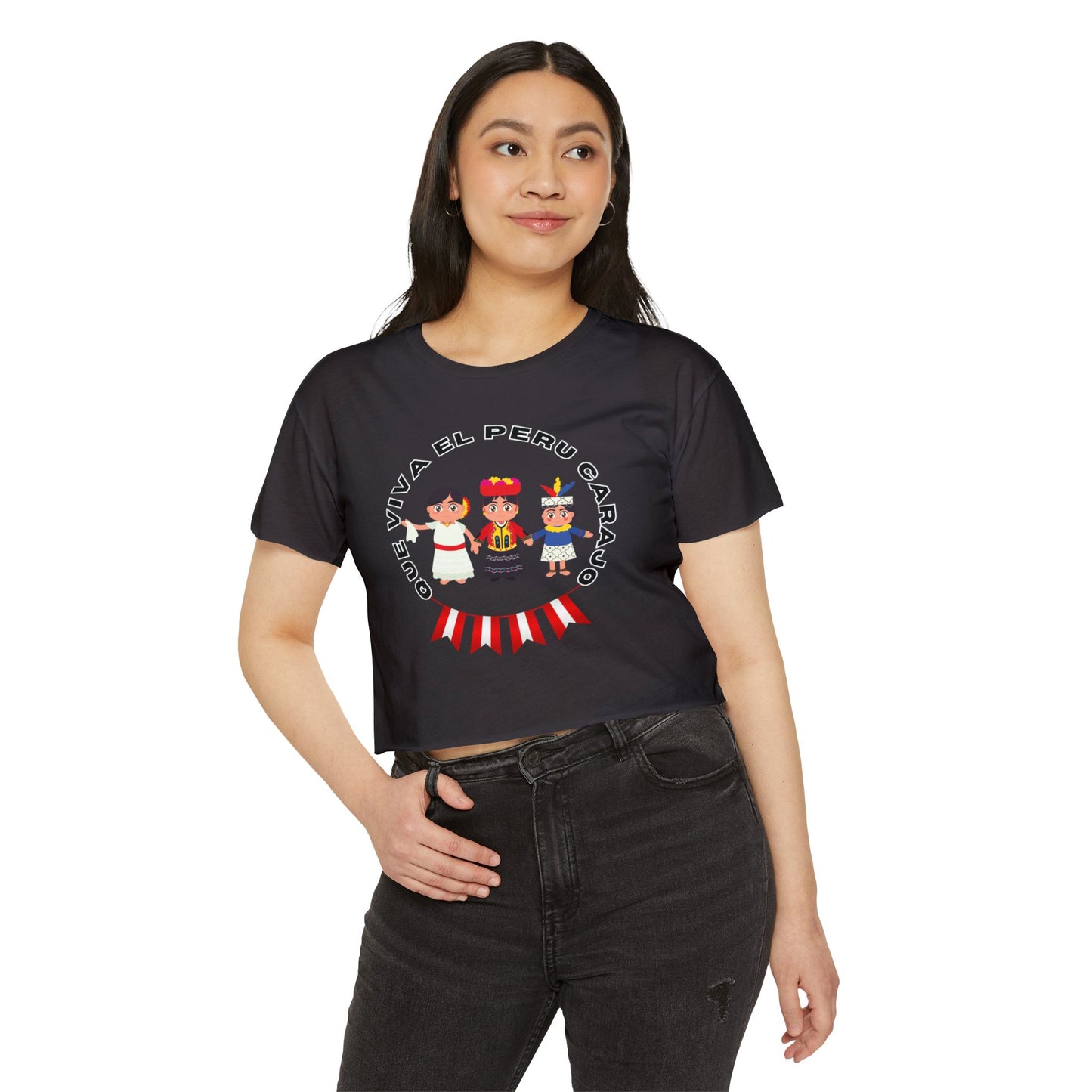 Best Peruvian Crop Top "Que Viva el Peru Carajo He Dicho "