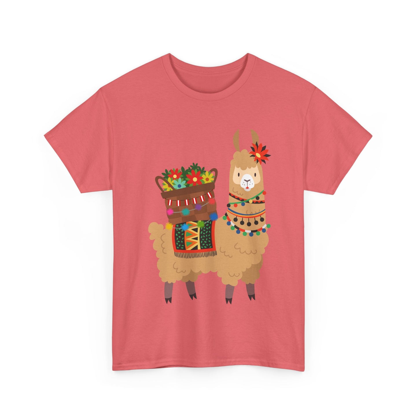 Fiesta Llama Unisex Tee – Bold Print, Classic Comfort