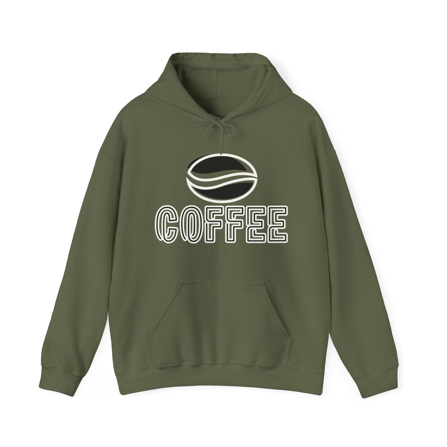 ☕ Coffee Hoodie USA | Minimalist Coffee Lovers Hoodie (Multiple Colors)