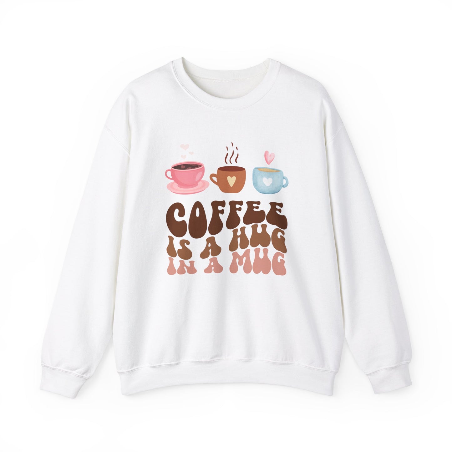 ☕ Coffee Is a Hug in a Mug Sweatshirt USA | Cozy Unisex Sweater