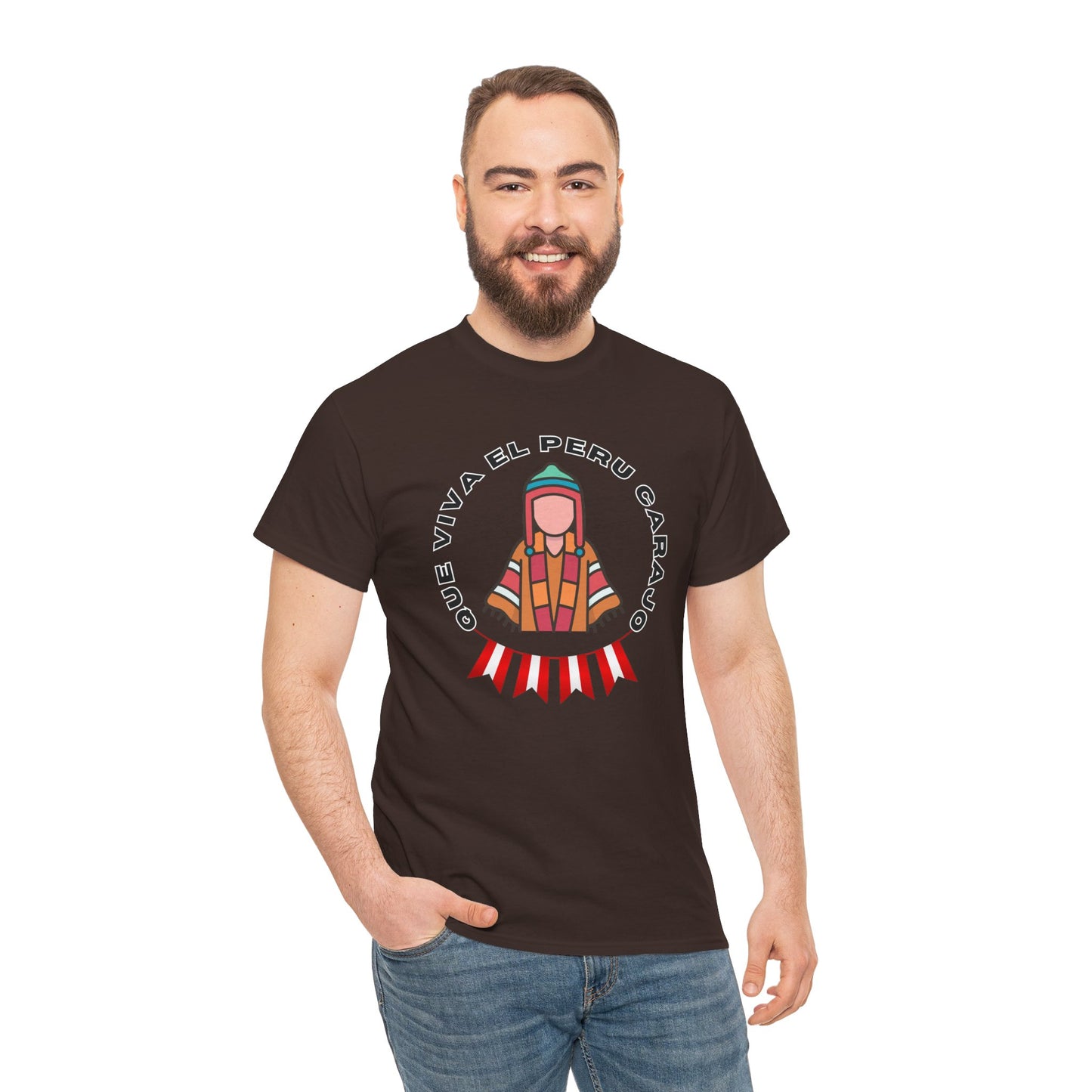 Best Peruvian Unisex T-Shirt "Que Viva El Peru Carajo