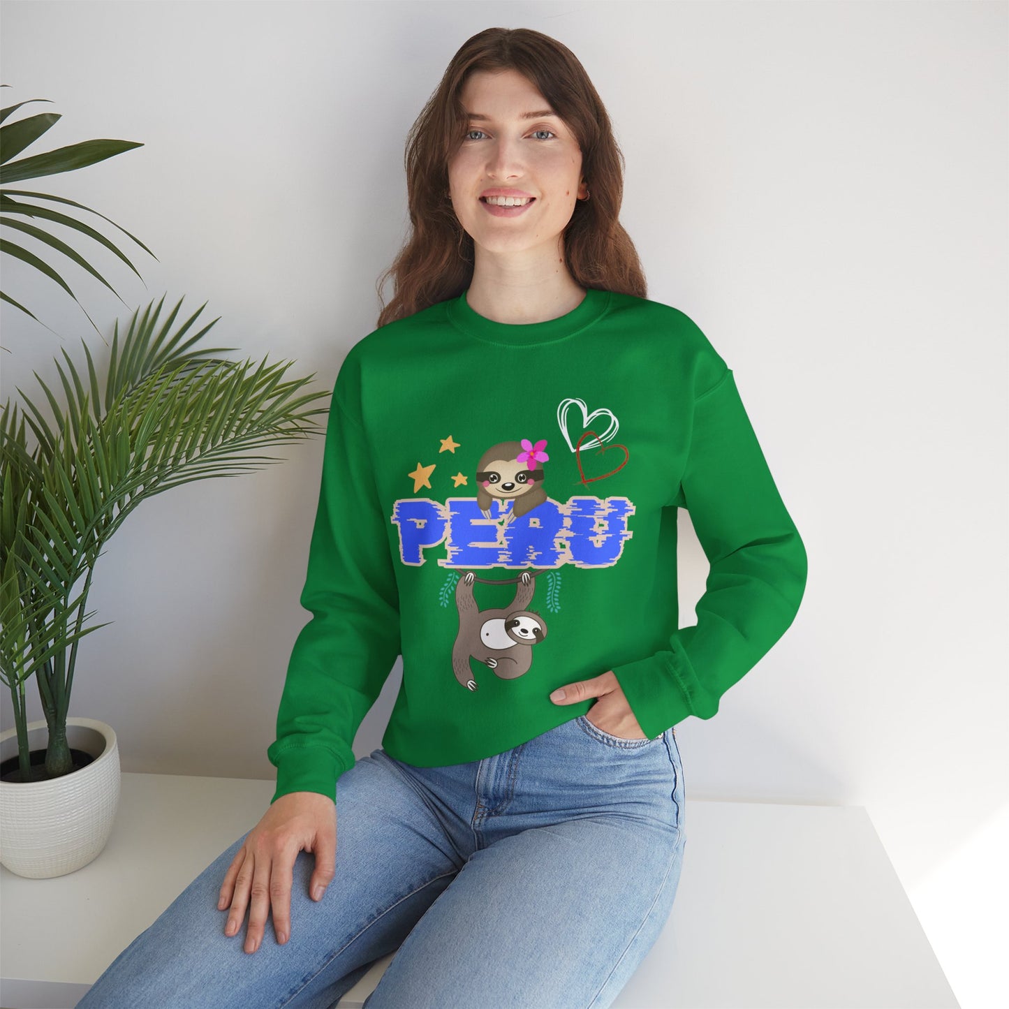 Best Peruvian Unisex Sweatshirt "PERU Jungle Love"