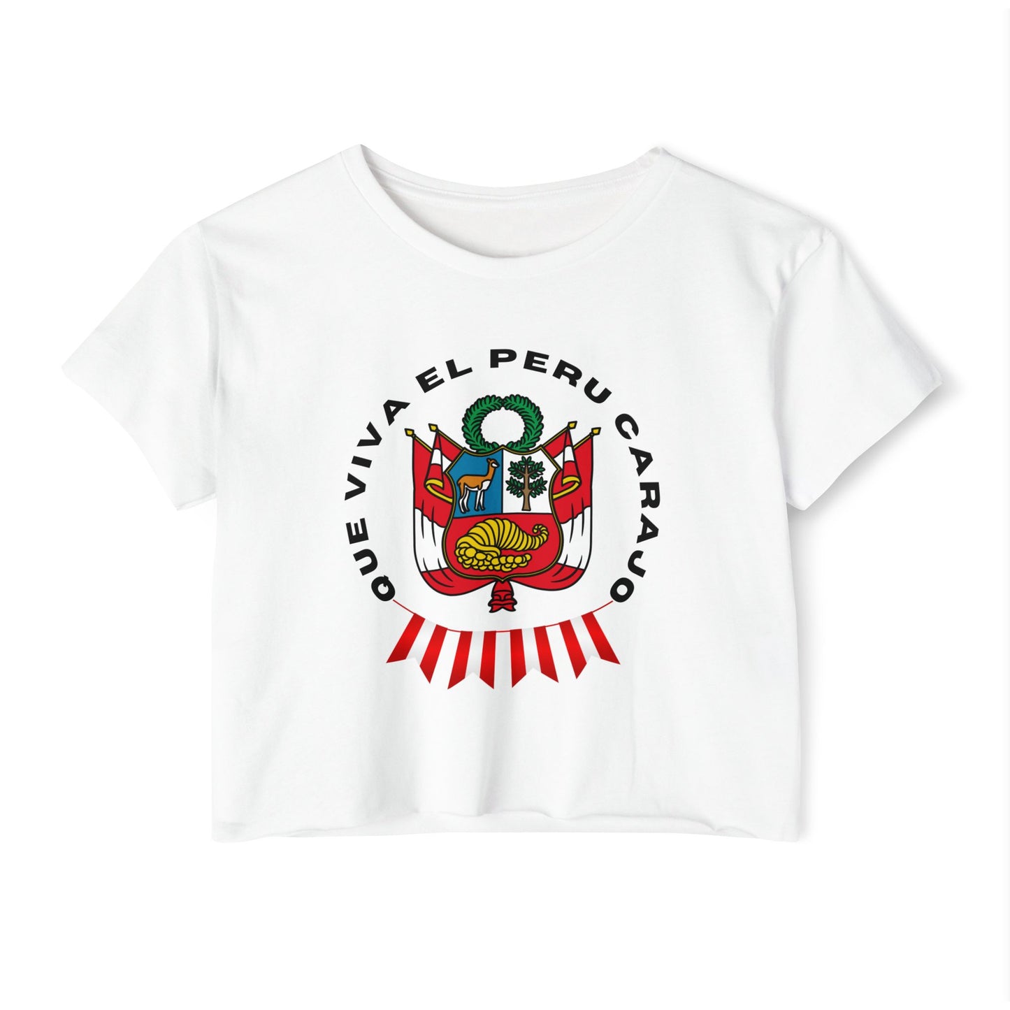 Best Peruvian Crop Top "Peru Escudo"