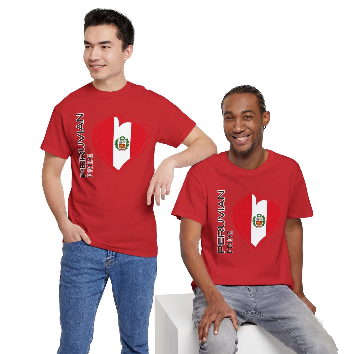 Best Unisex T-Shirt "Peruvian Flag Pride"