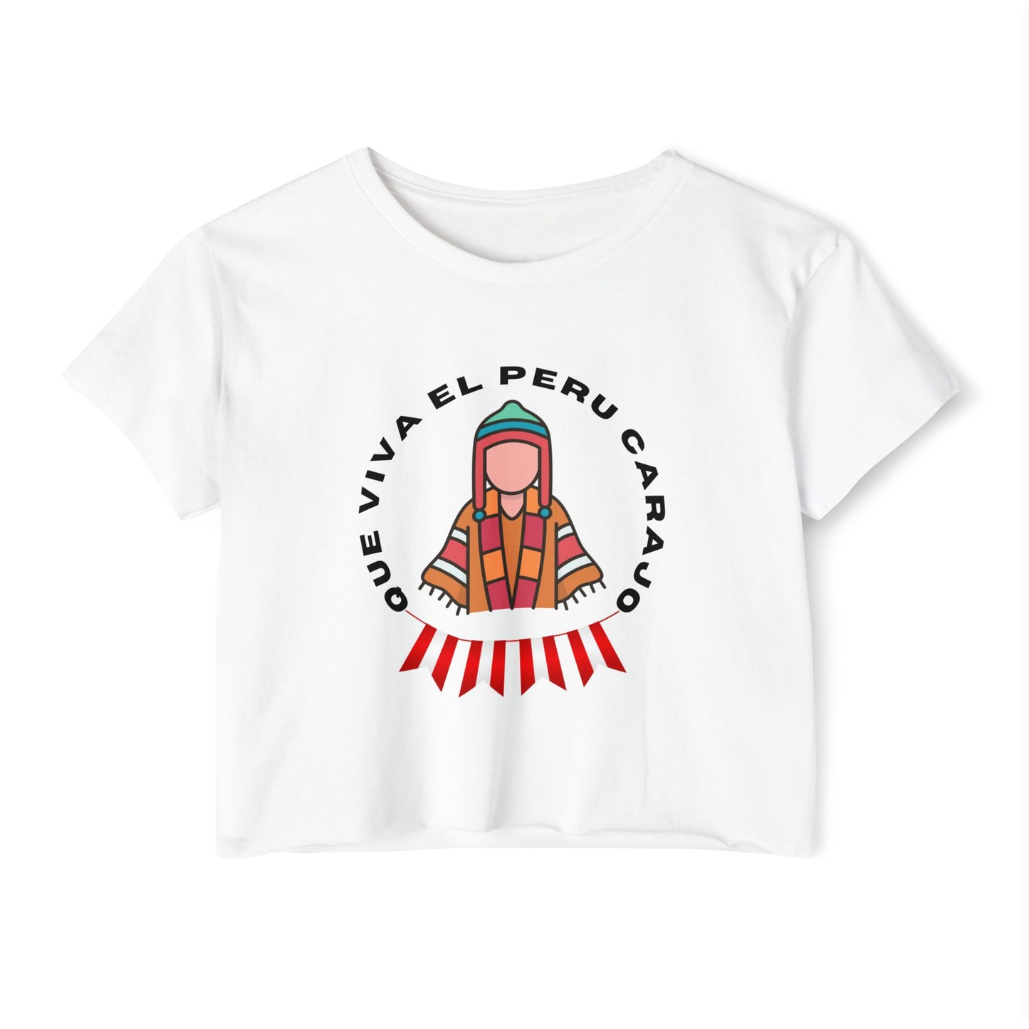 Best Peruvian Crop Top "Que Viva el Peru Carajo "