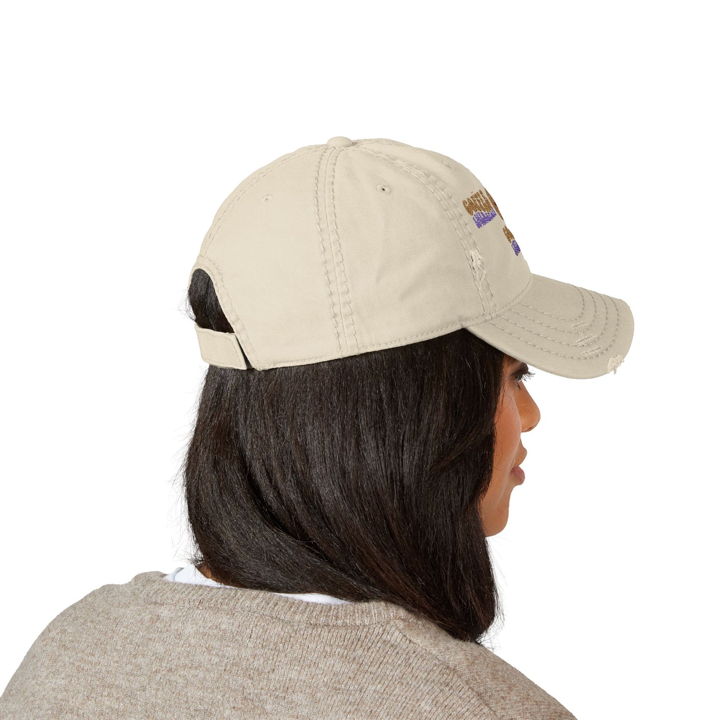 Coffee Emergency Distressed Dad Hat – Tired Emoji Style (USA Only)