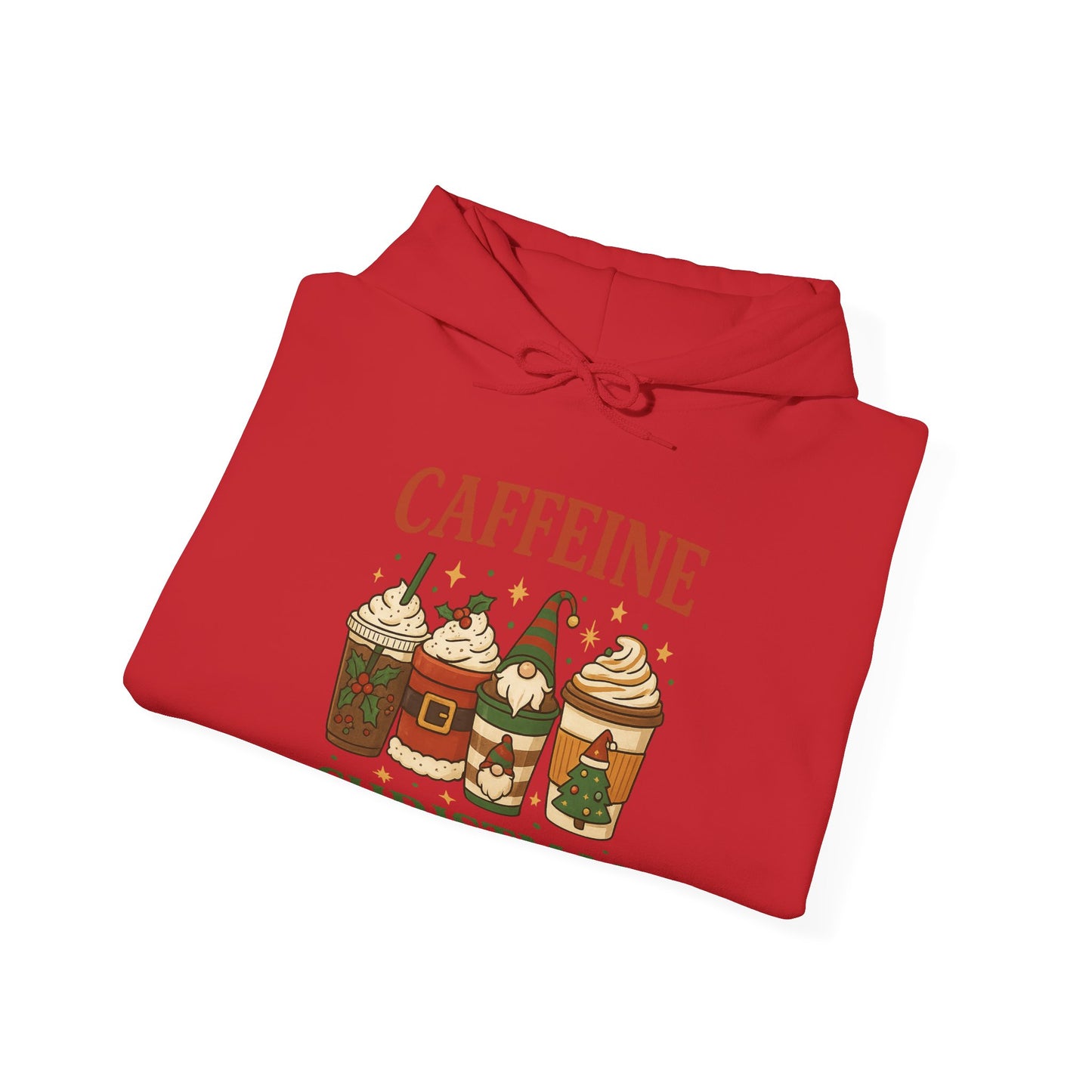 Caffeine Christmas Hoodie USA π
β β Unisex Holiday Coffee Hoodie for Coffee Lovers