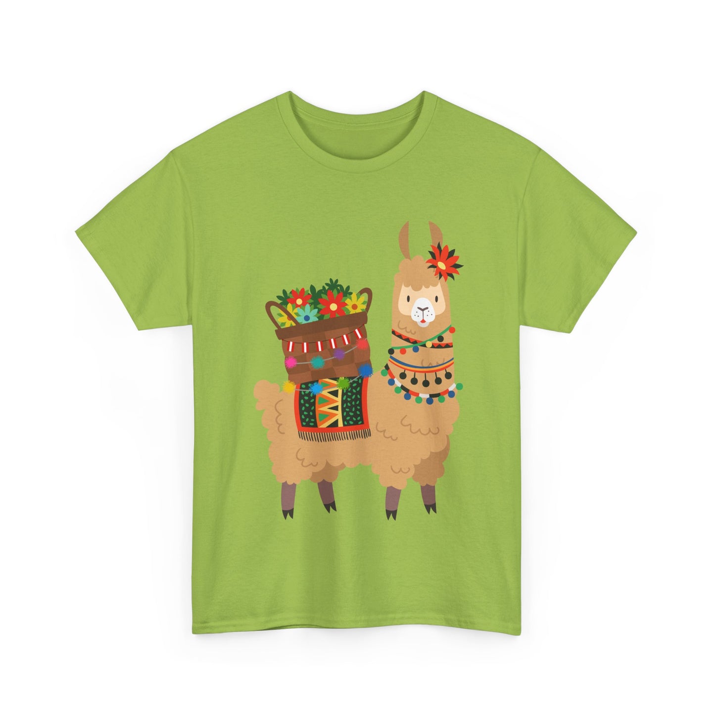 Fiesta Llama Unisex Tee – Bold Print, Classic Comfort
