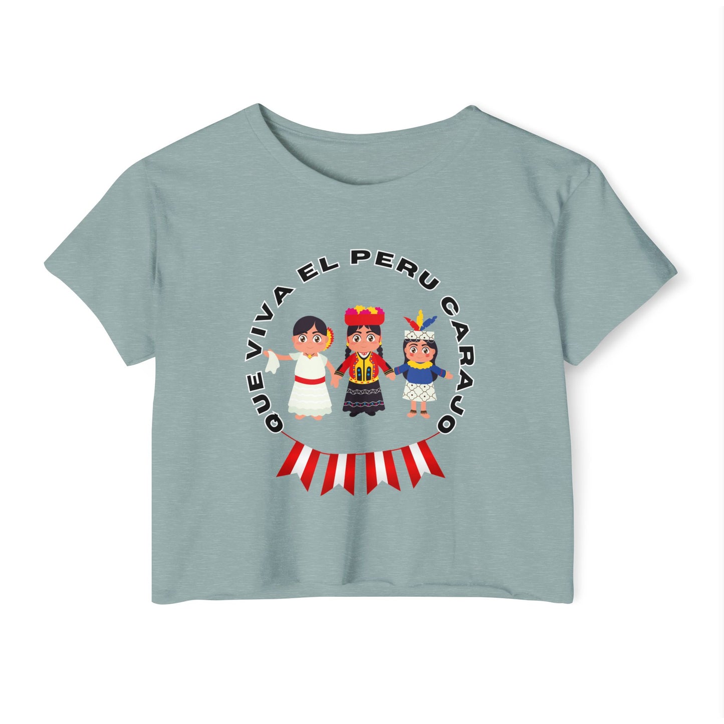 Best Peruvian Crop Top "Que Viva el Peru Carajo He Dicho "