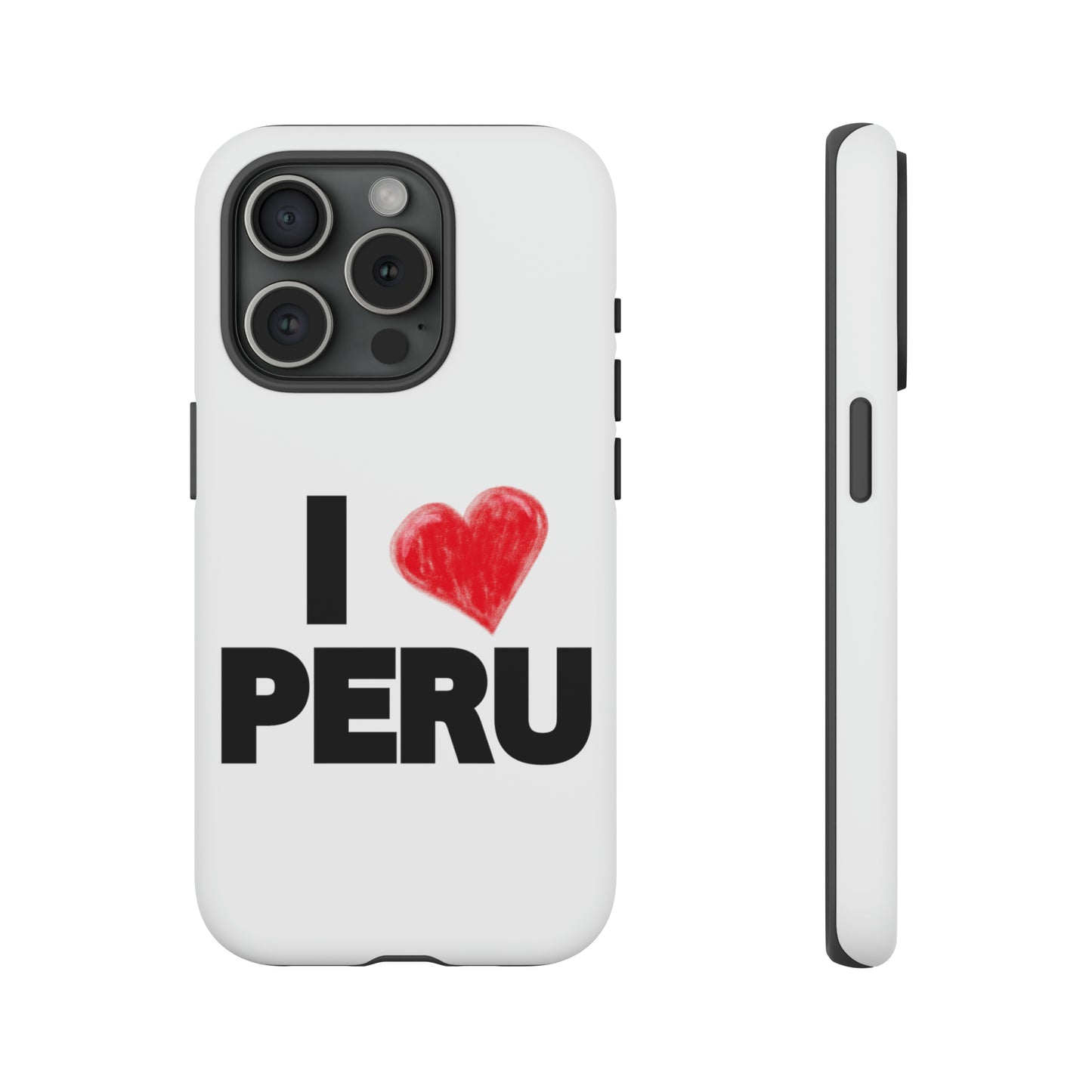 Tough iPhone Cases "Love Peru"