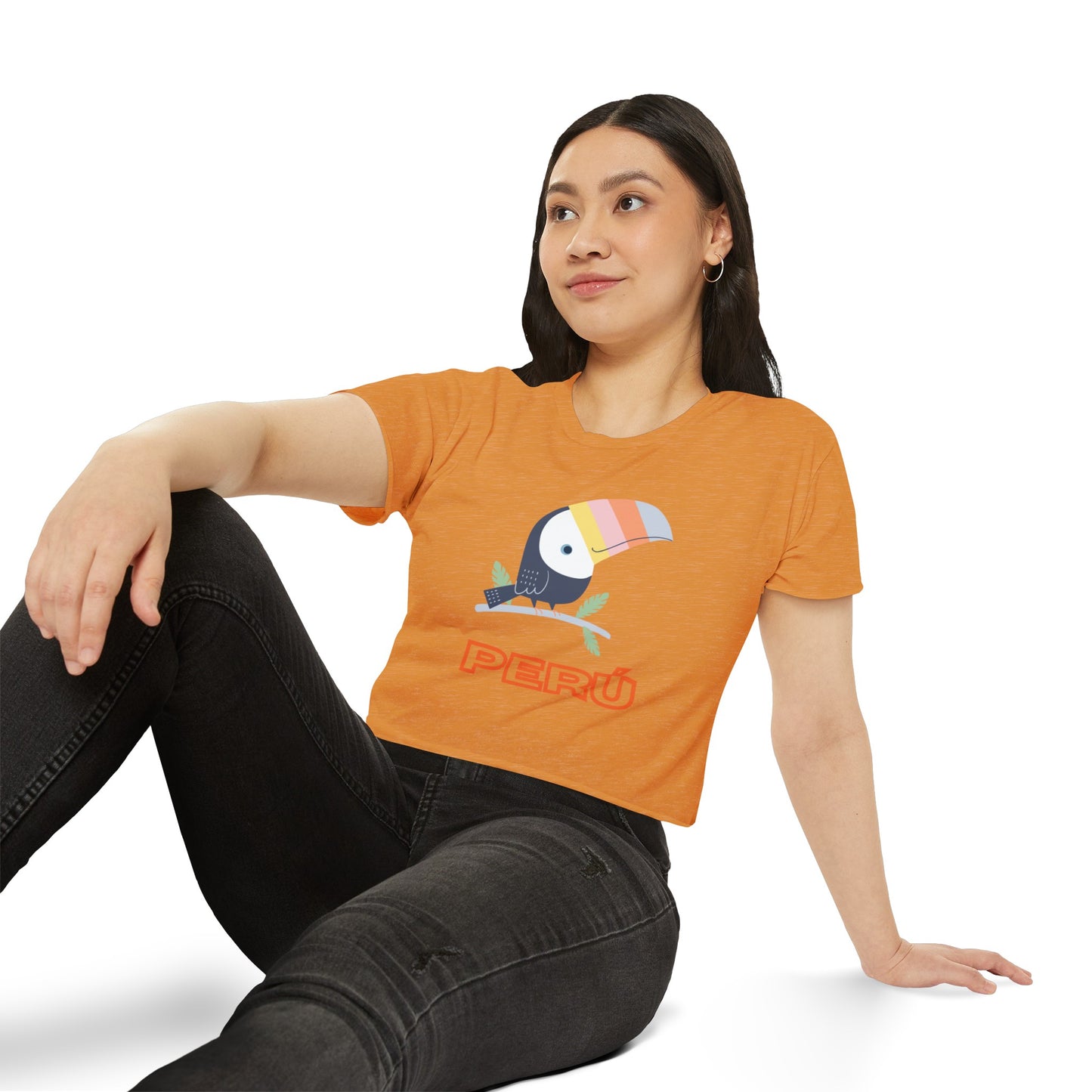Peruvian Crop Top "Peru Tucan"