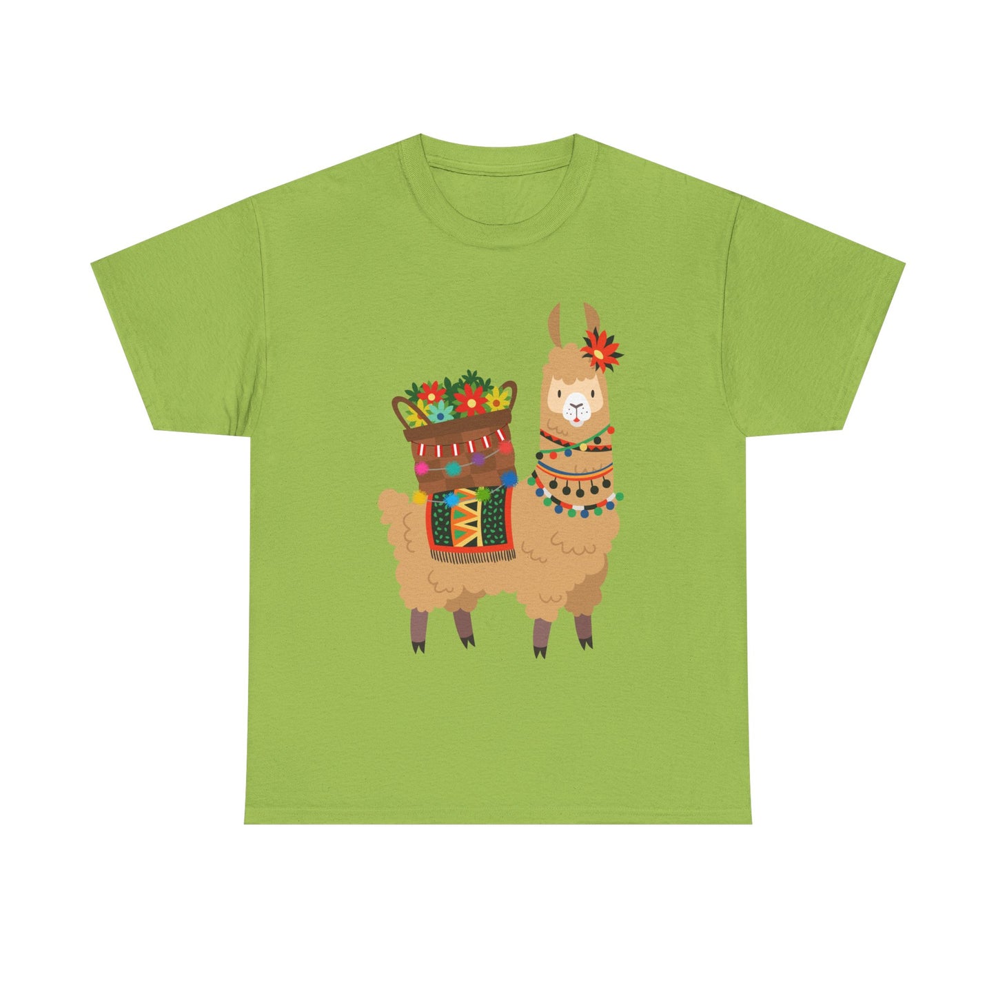 Fiesta Llama Unisex Tee – Bold Print, Classic Comfort