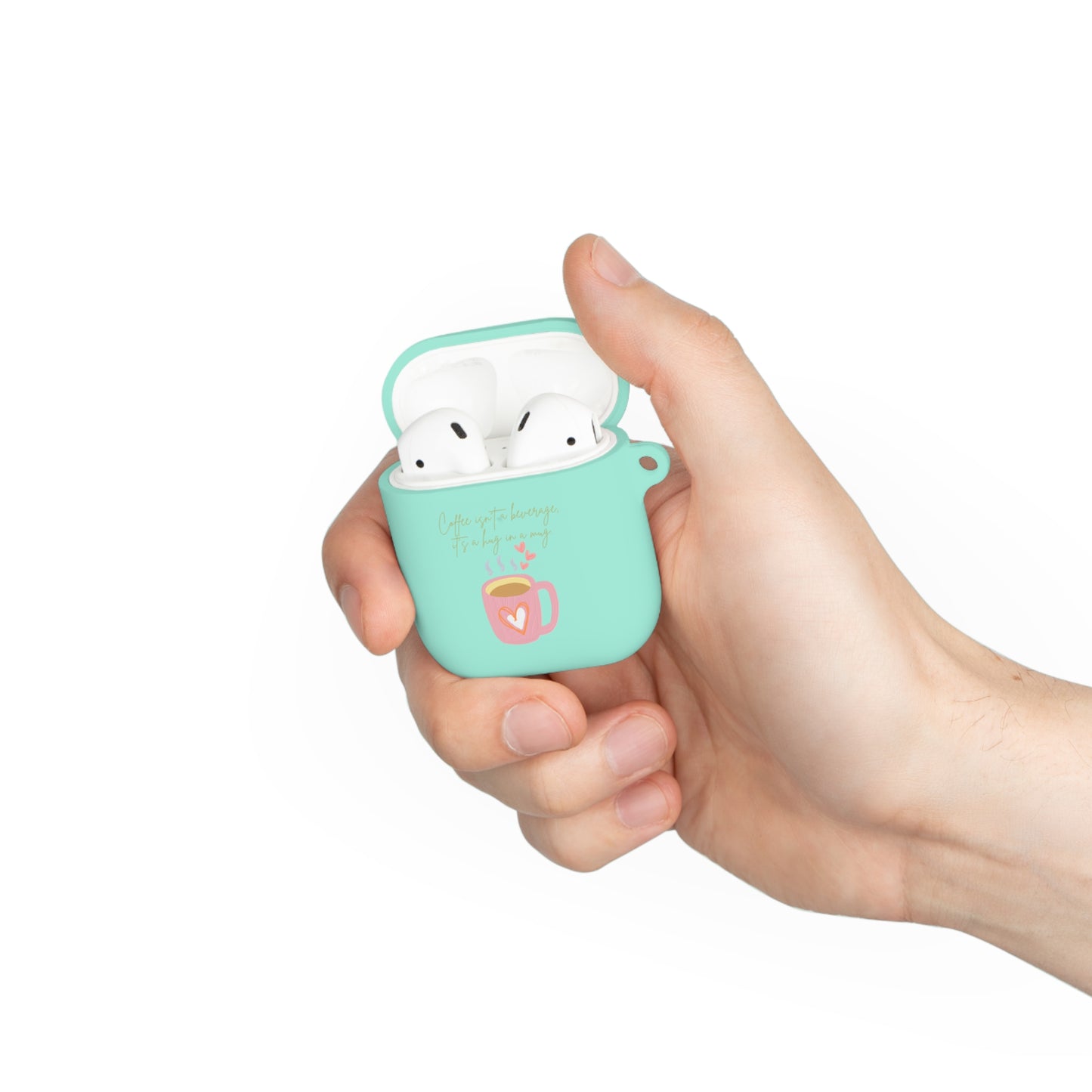 Best Coffee AirPods and AirPods Pro Case Cover "Coffee isn't a beverage, it's a Hug in a Mug"
