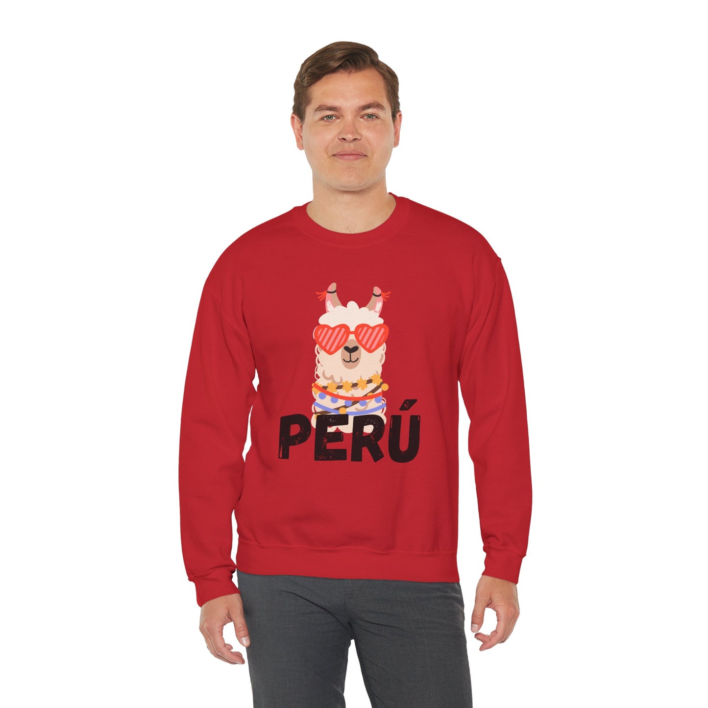 Best Unisex Sweatshirt Peruvian Inspired "Llama Heart"