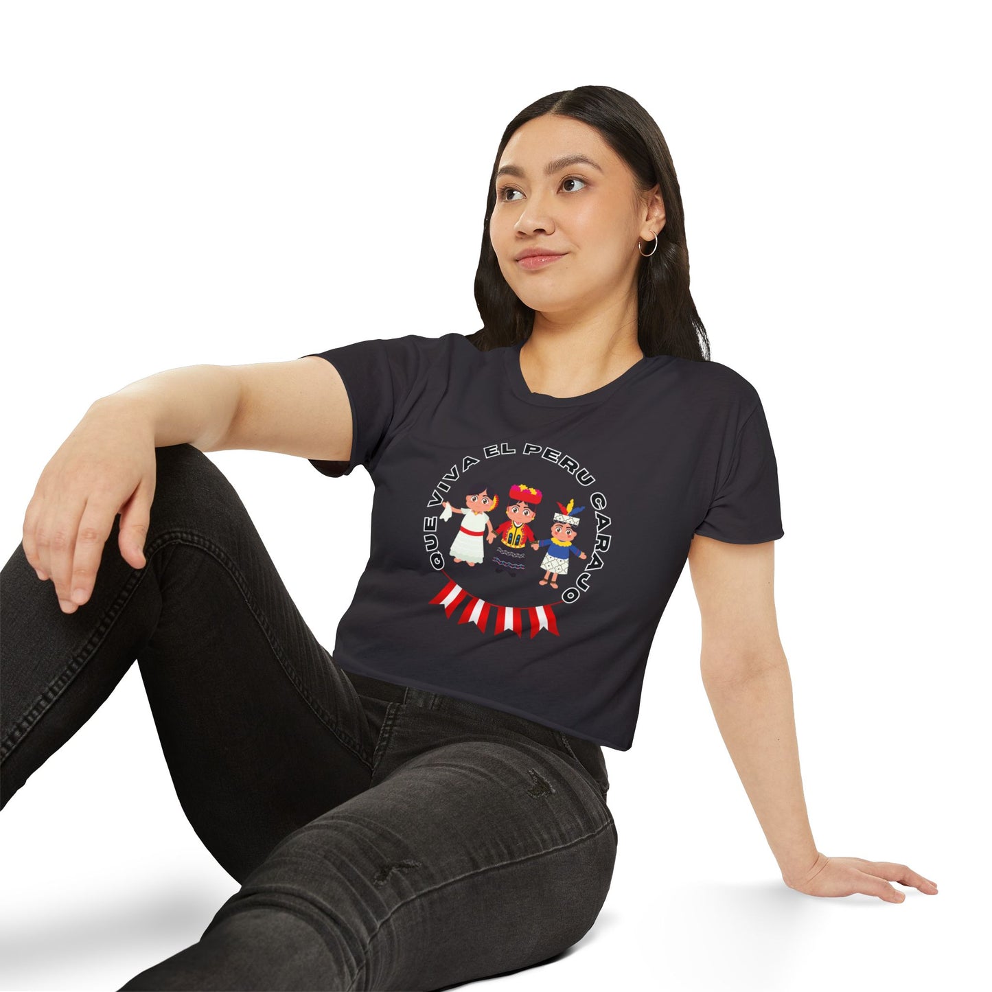 Best Peruvian Crop Top "Que Viva el Peru Carajo He Dicho "