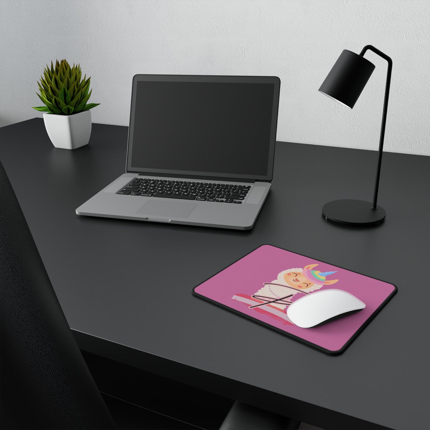 Peruvian Non-Slip Mouse Pad "Llama Rainbow"