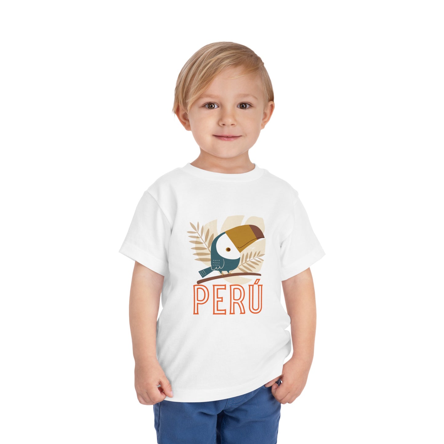 Best PeruvianToddler Short Sleeve Tee "Peru Toucan"