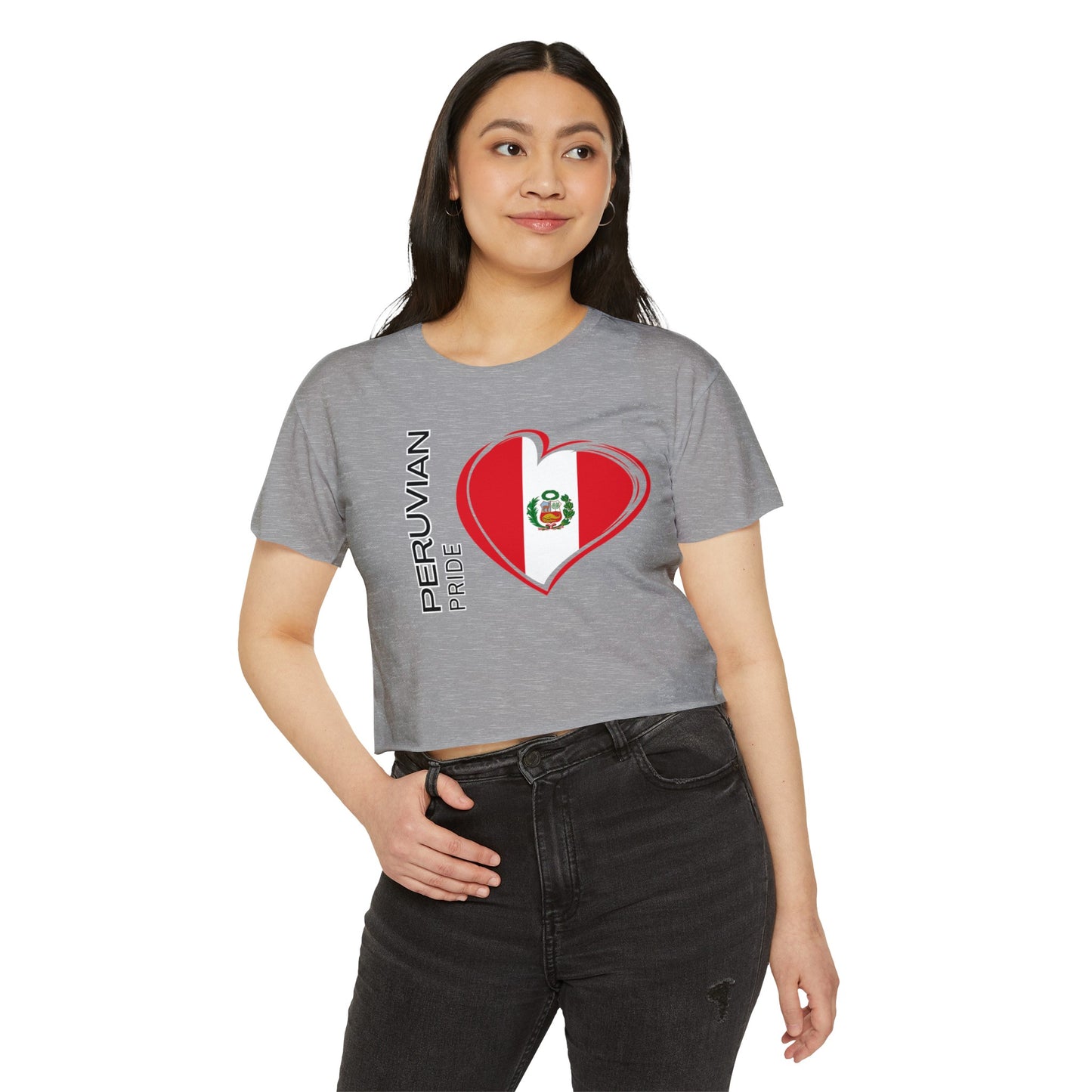 Best Peruvian Crop Top "Peru Flag"