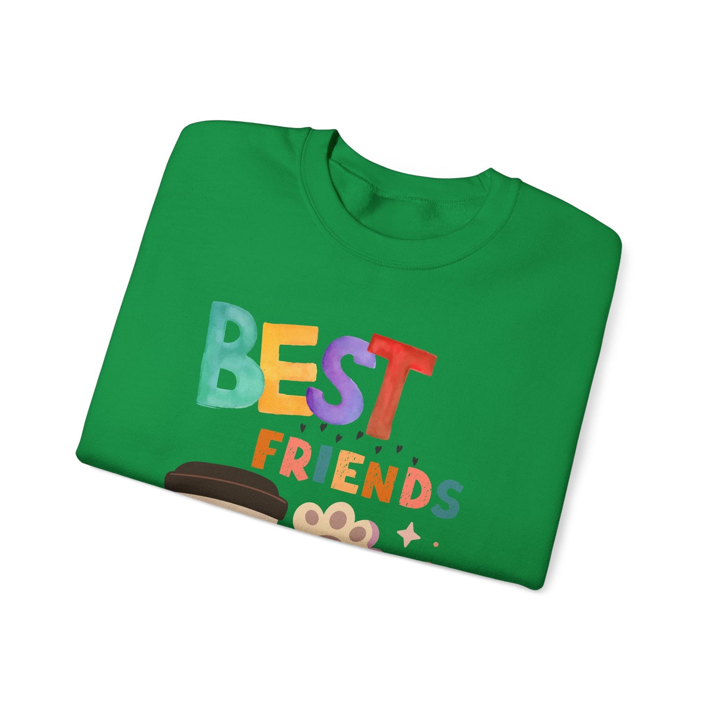 ๐พ Best Friends Coffee & Dog Sweatshirt USA | Unisex Cozy Sweater