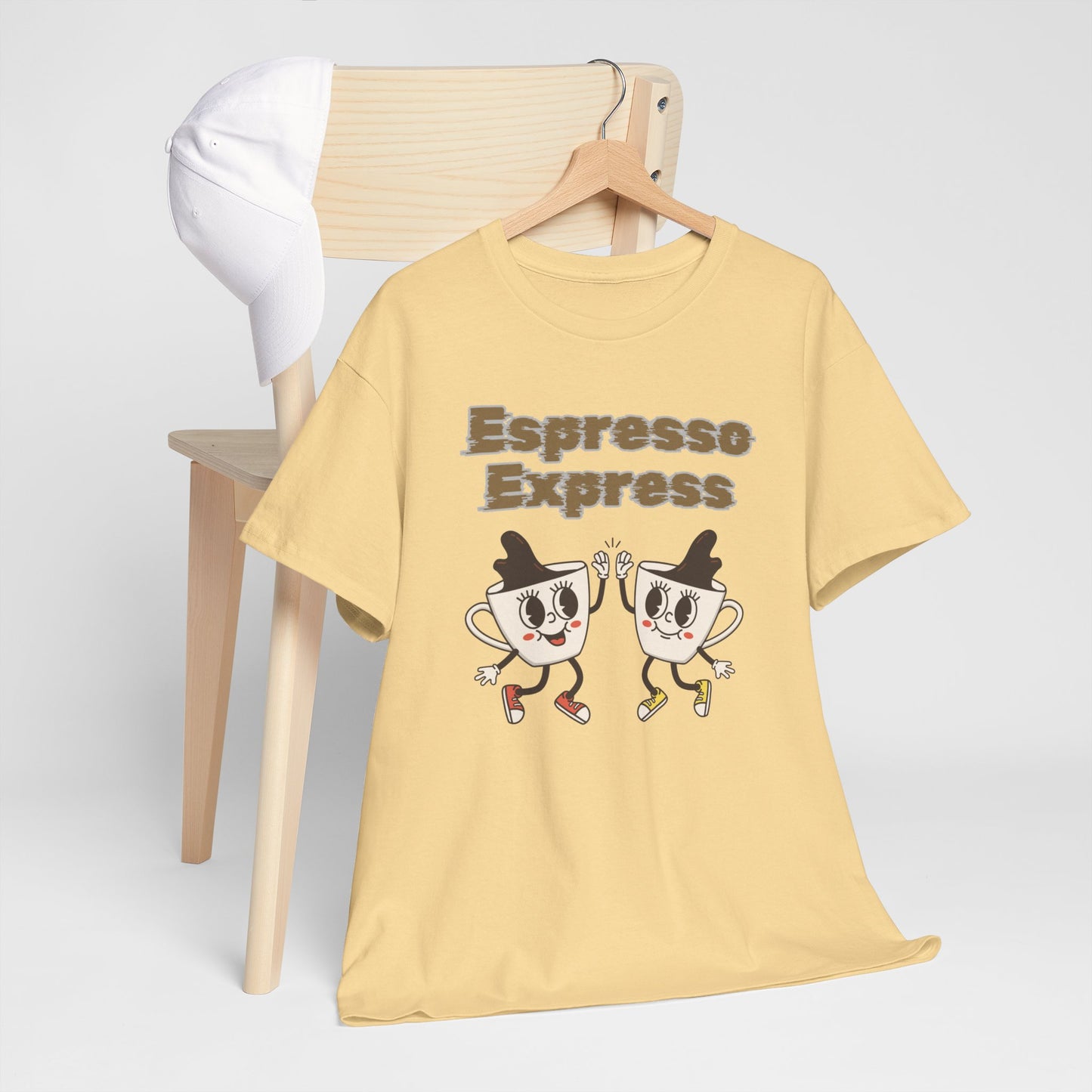 Best Unisex  Espresso Express Coffee Tee That's Brewing Smiles: Caffeine Teamwork