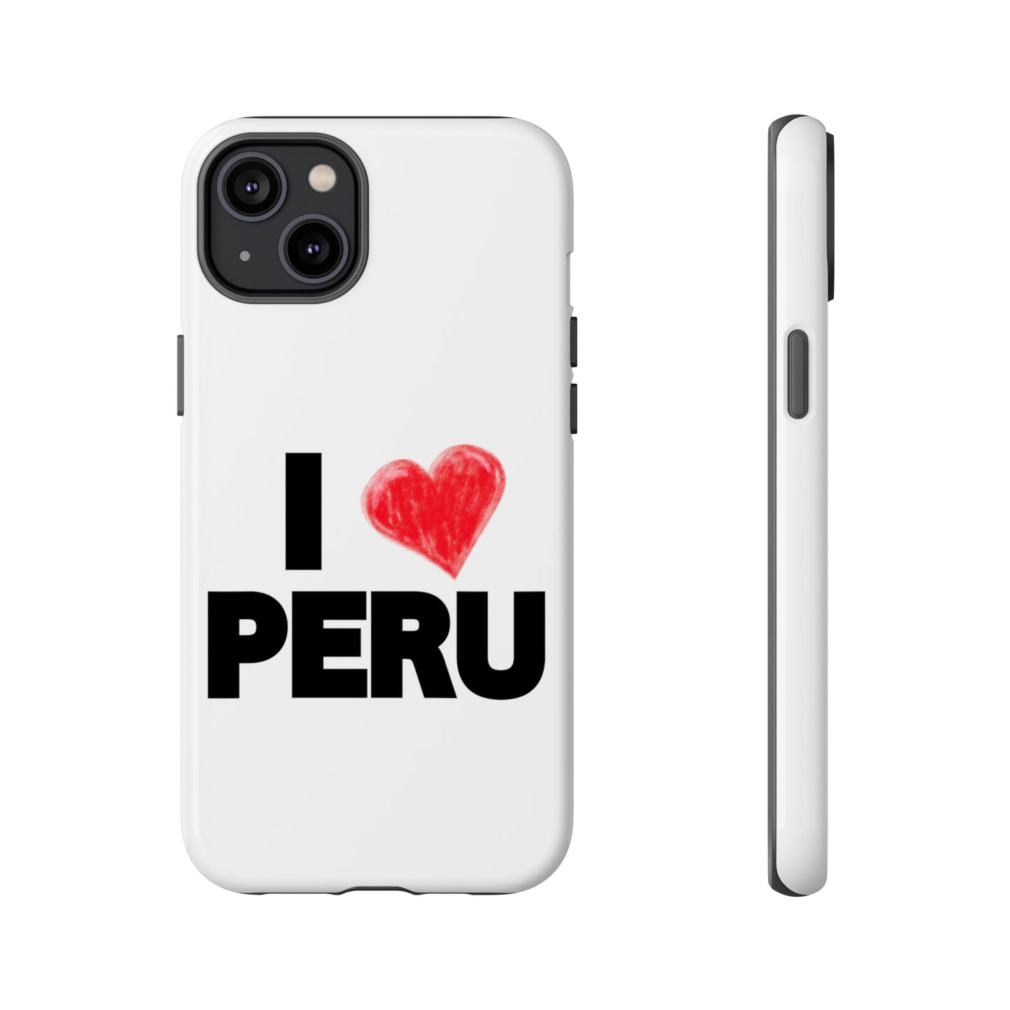 Tough iPhone Cases "Love Peru"