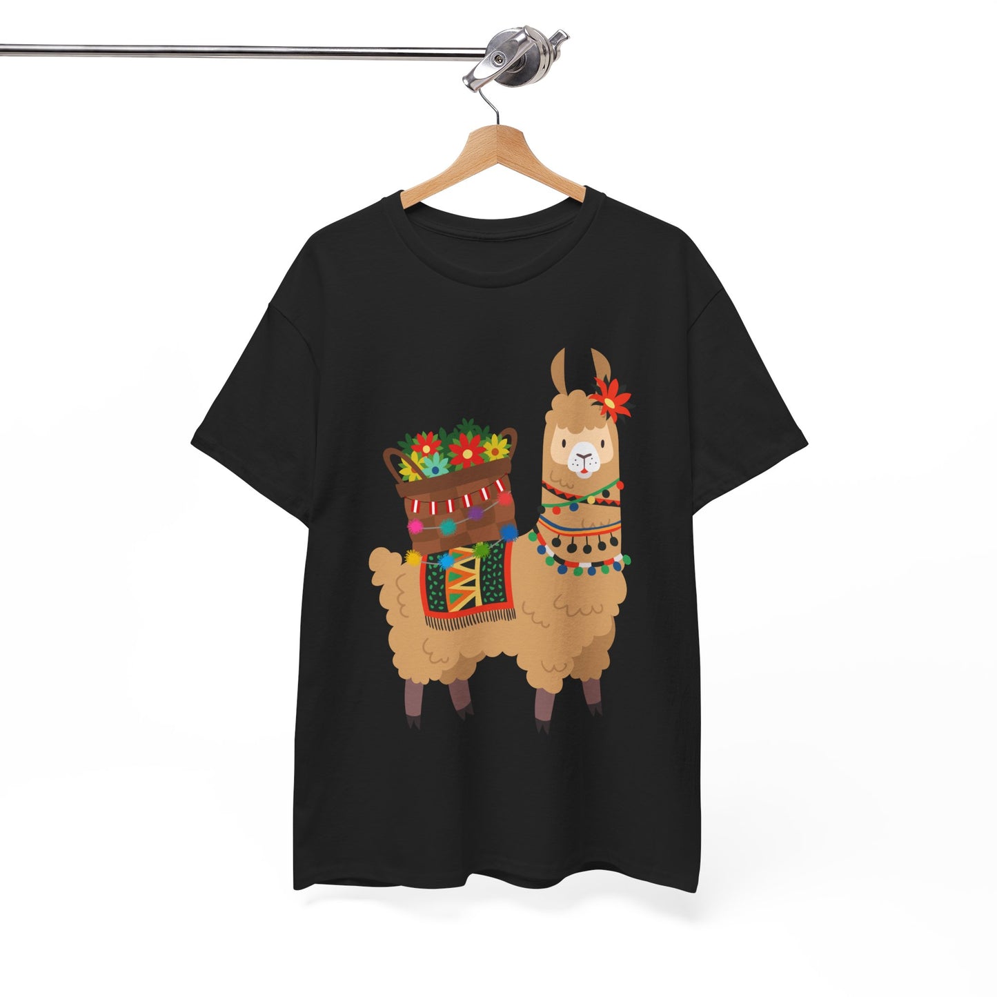 Fiesta Llama Unisex Tee – Bold Print, Classic Comfort