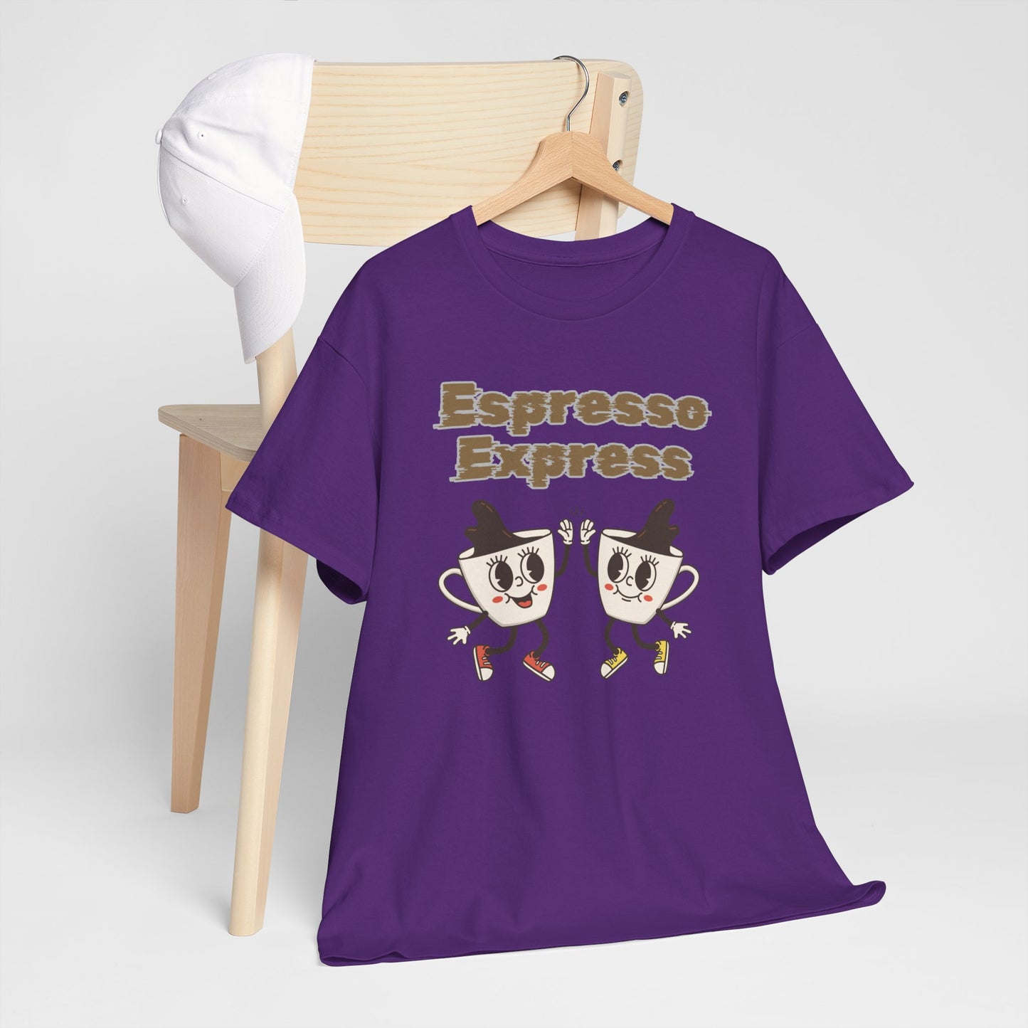 Best Unisex  Espresso Express Coffee Tee That's Brewing Smiles: Caffeine Teamwork