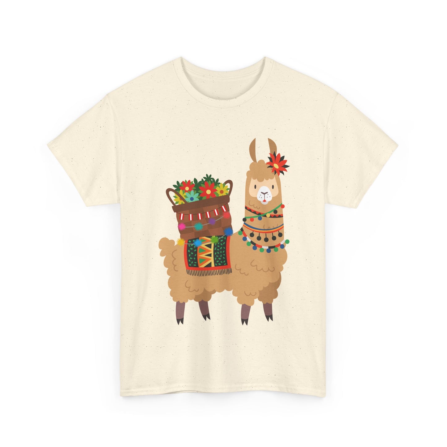 Fiesta Llama Unisex Tee – Bold Print, Classic Comfort